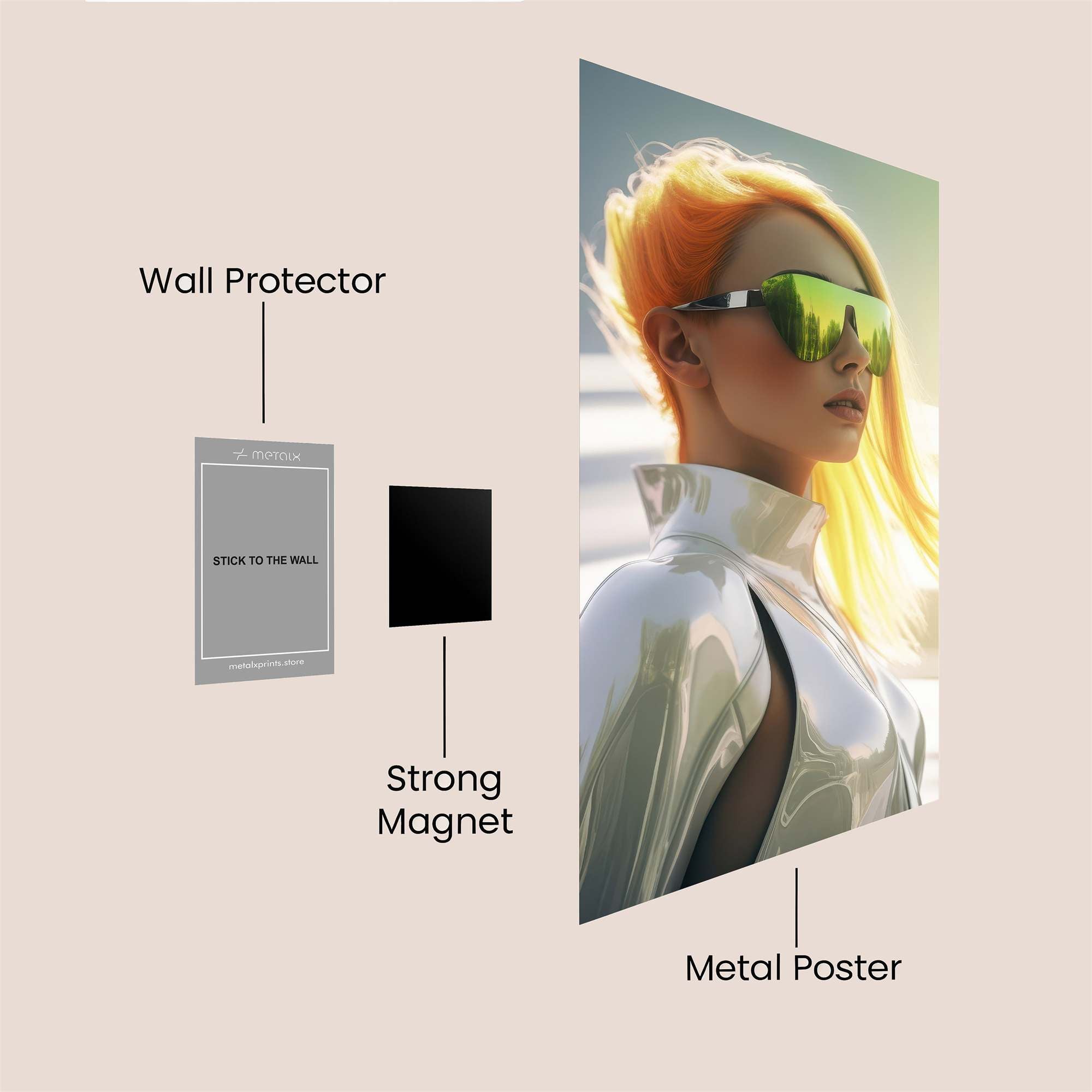 Neon Dream Safe Wall Magnetic / M