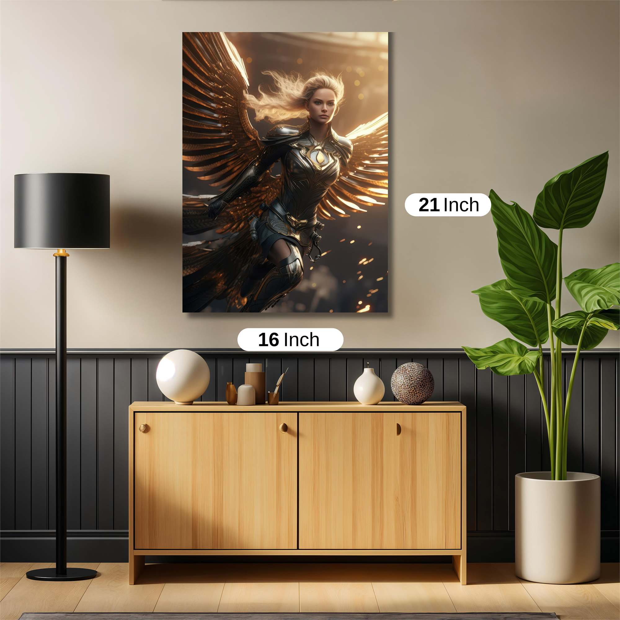 Angel Ascendant Safe Wall Magnetic / M