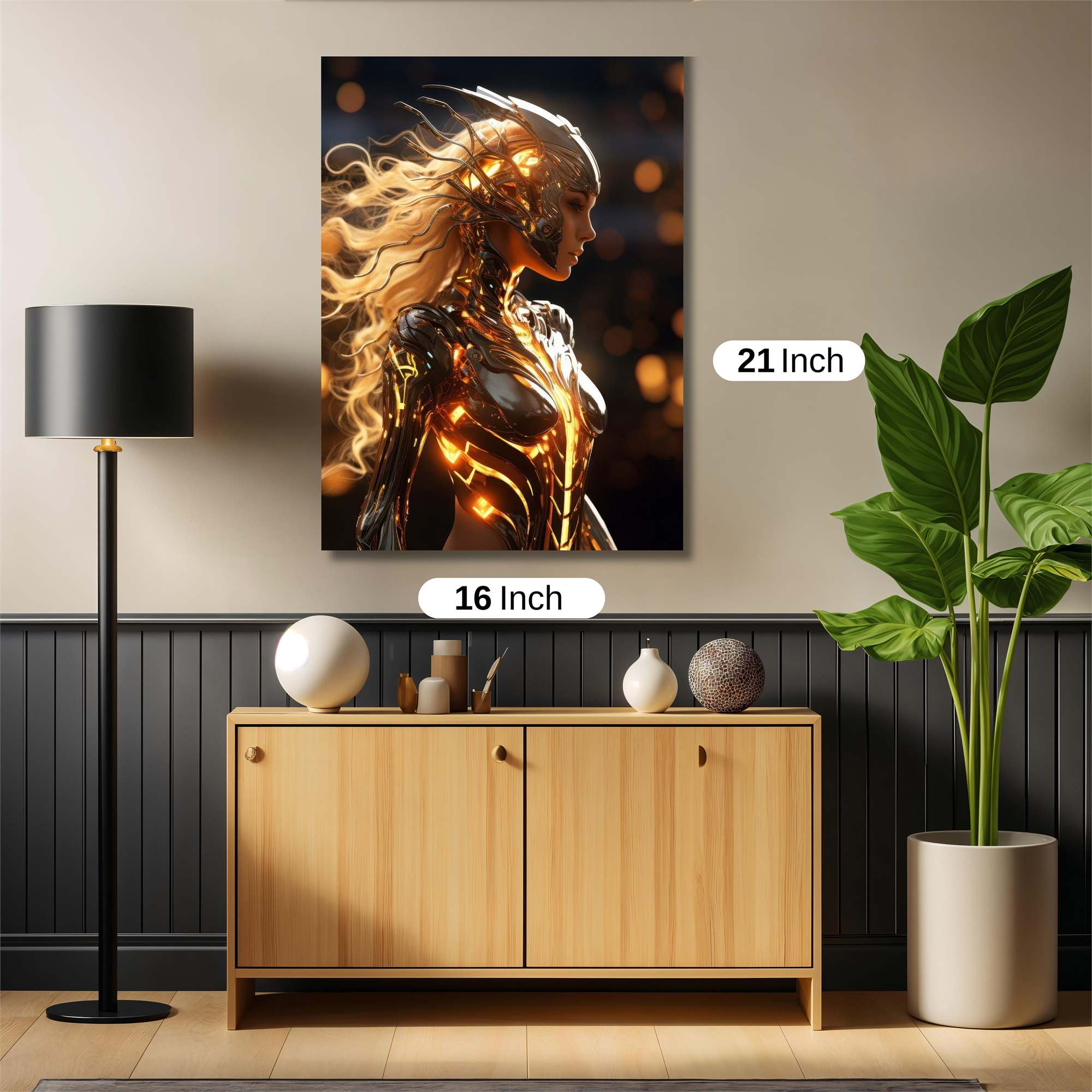 Cyber Goddess Safe Wall Magnetic / M