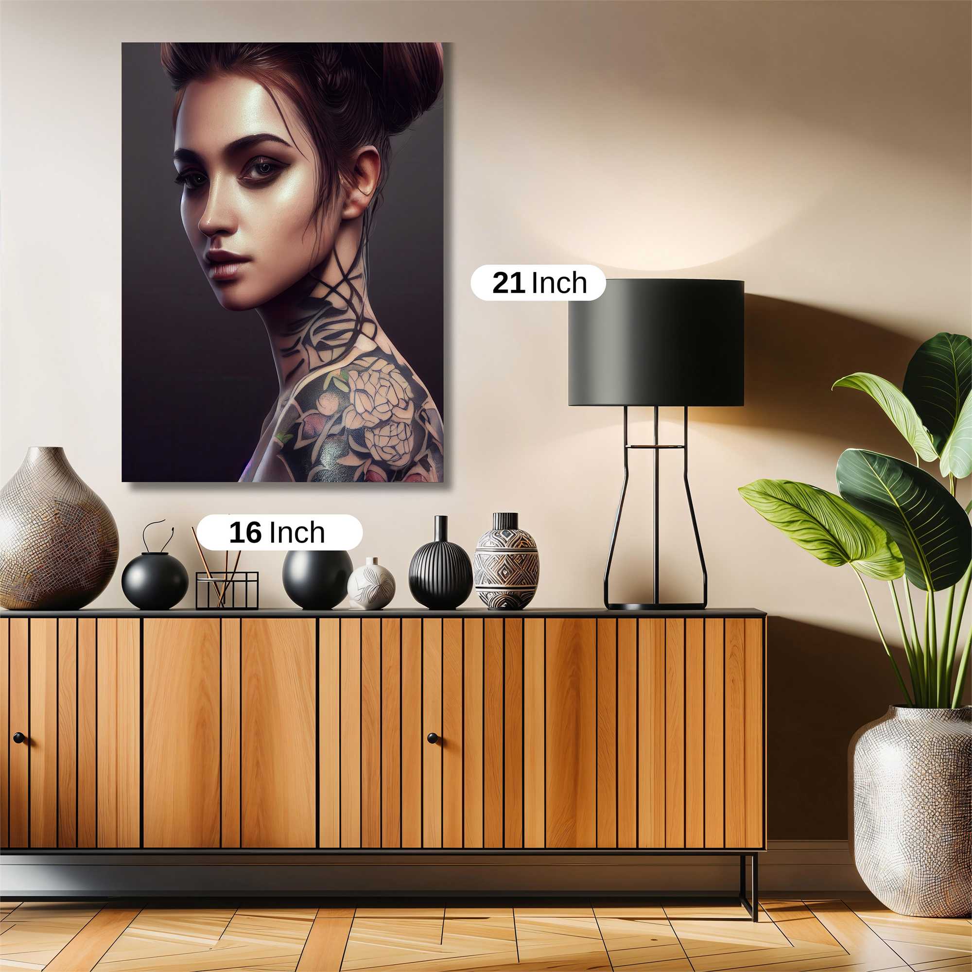 Tattooed Elegance Safe Wall Magnetic / M