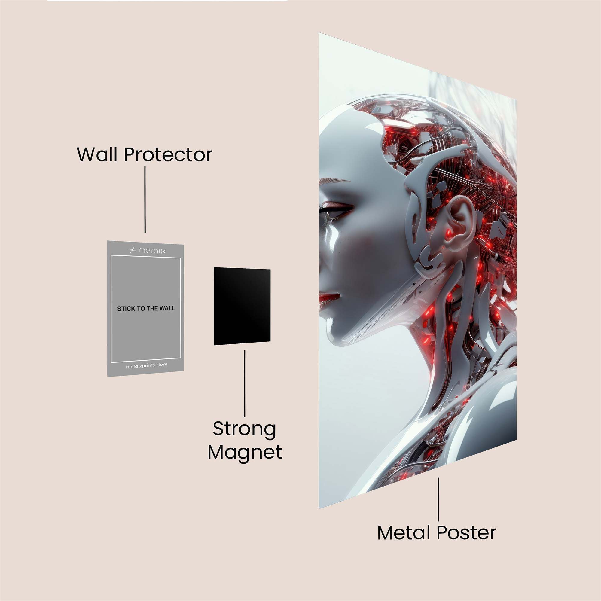 Android Dream Safe Wall Magnetic / M
