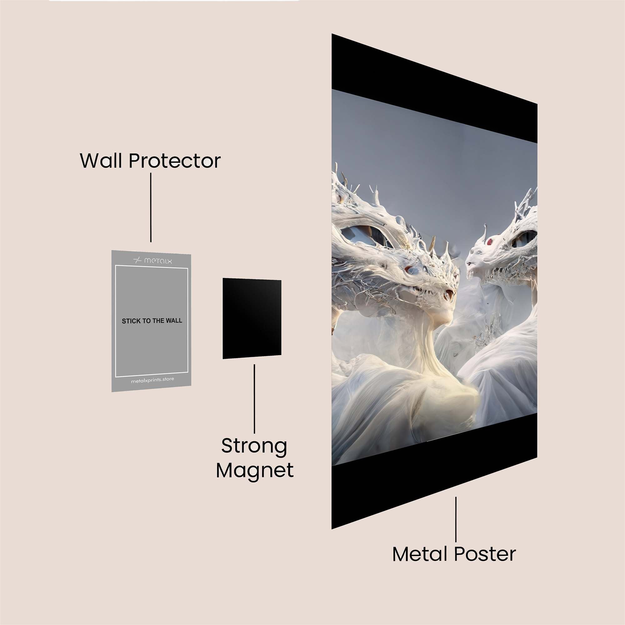 Frost Dragons Safe Wall Magnetic / M