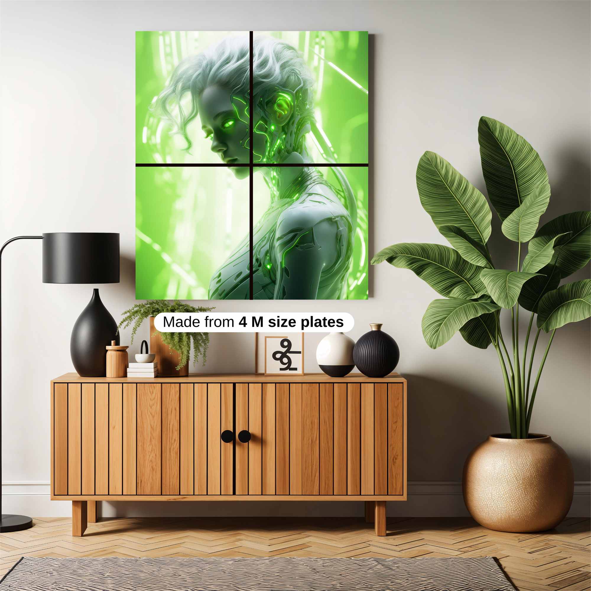 Cyber Serenity Safe Wall Magnetic / M