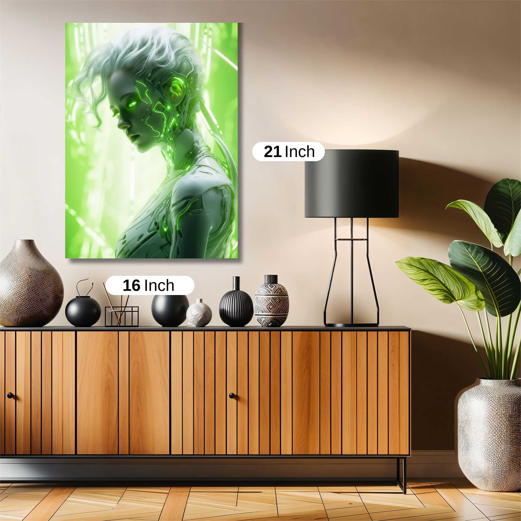 Cyber Serenity Safe Wall Magnetic / M