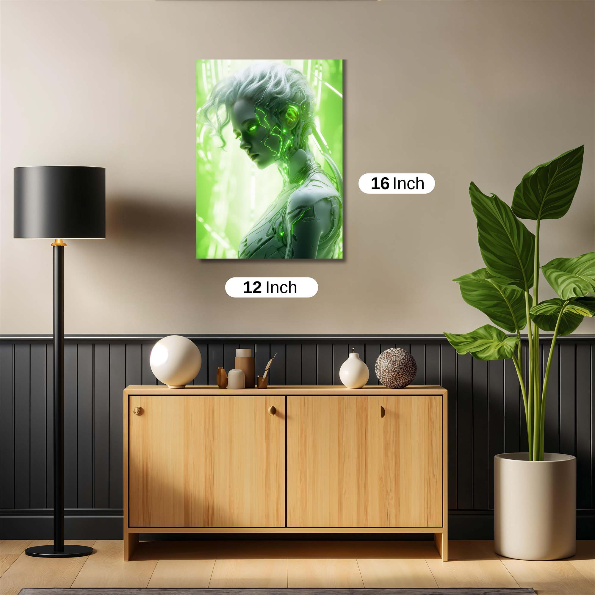 Cyber Serenity Safe Wall Magnetic / M