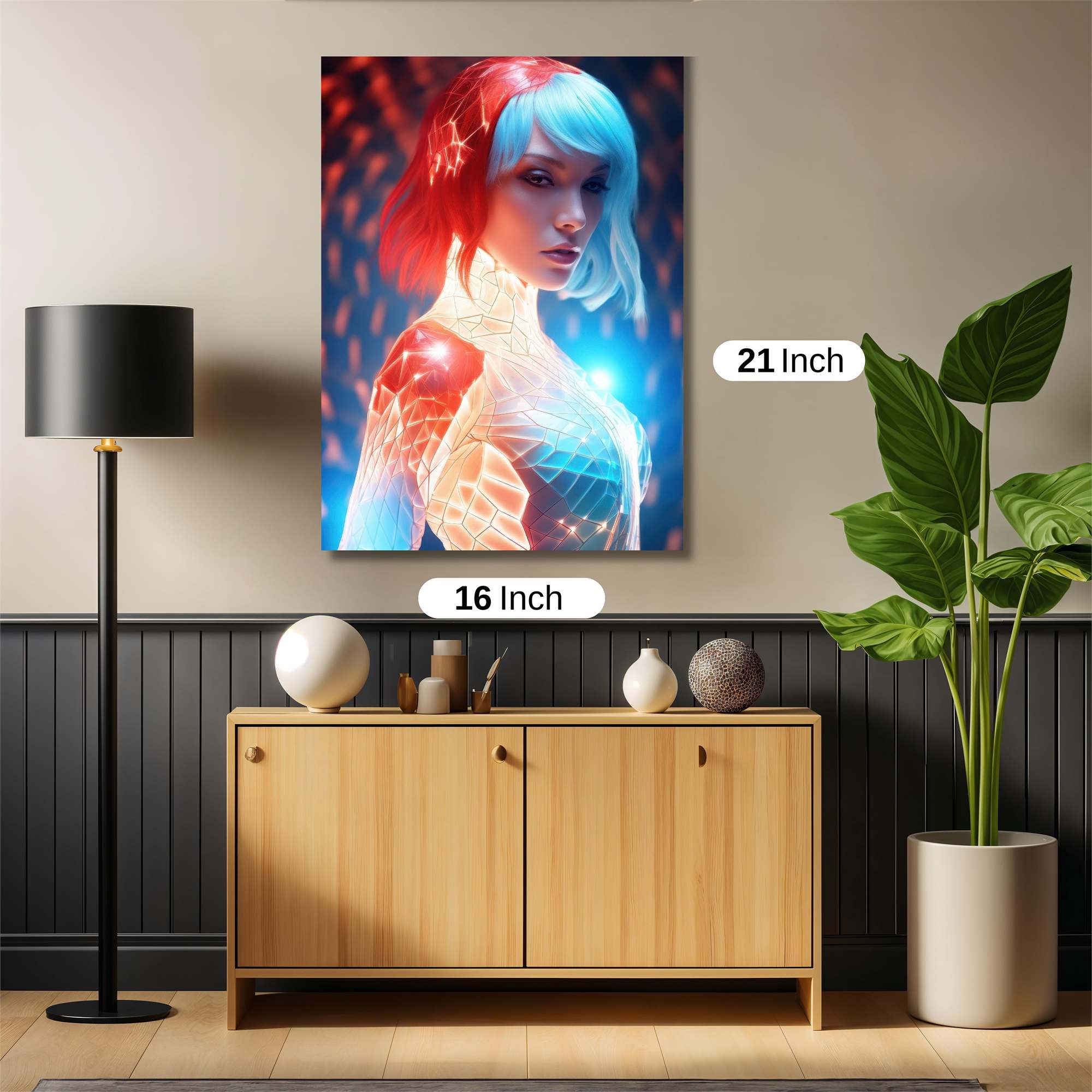 Cyber Enigma Safe Wall Magnetic / M