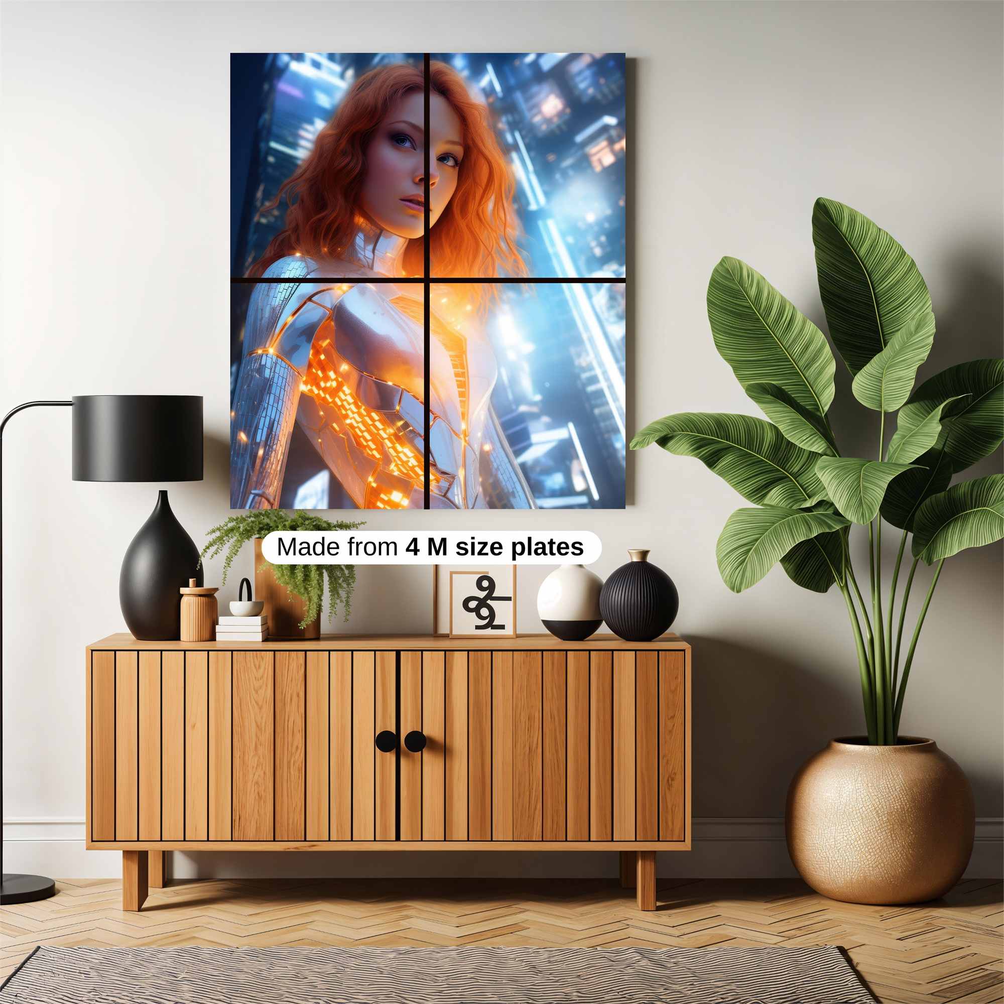 Cyber Enigma Safe Wall Magnetic / M