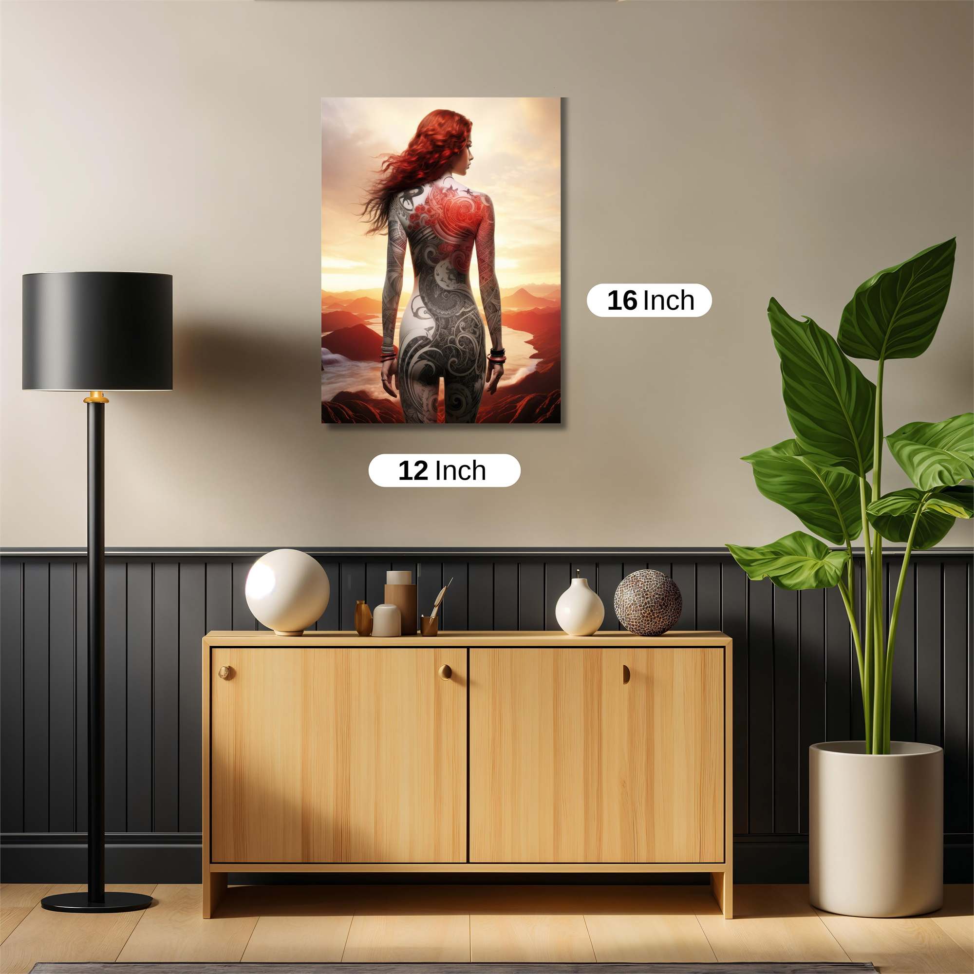 Tattooed Twilight Safe Wall Magnetic / M