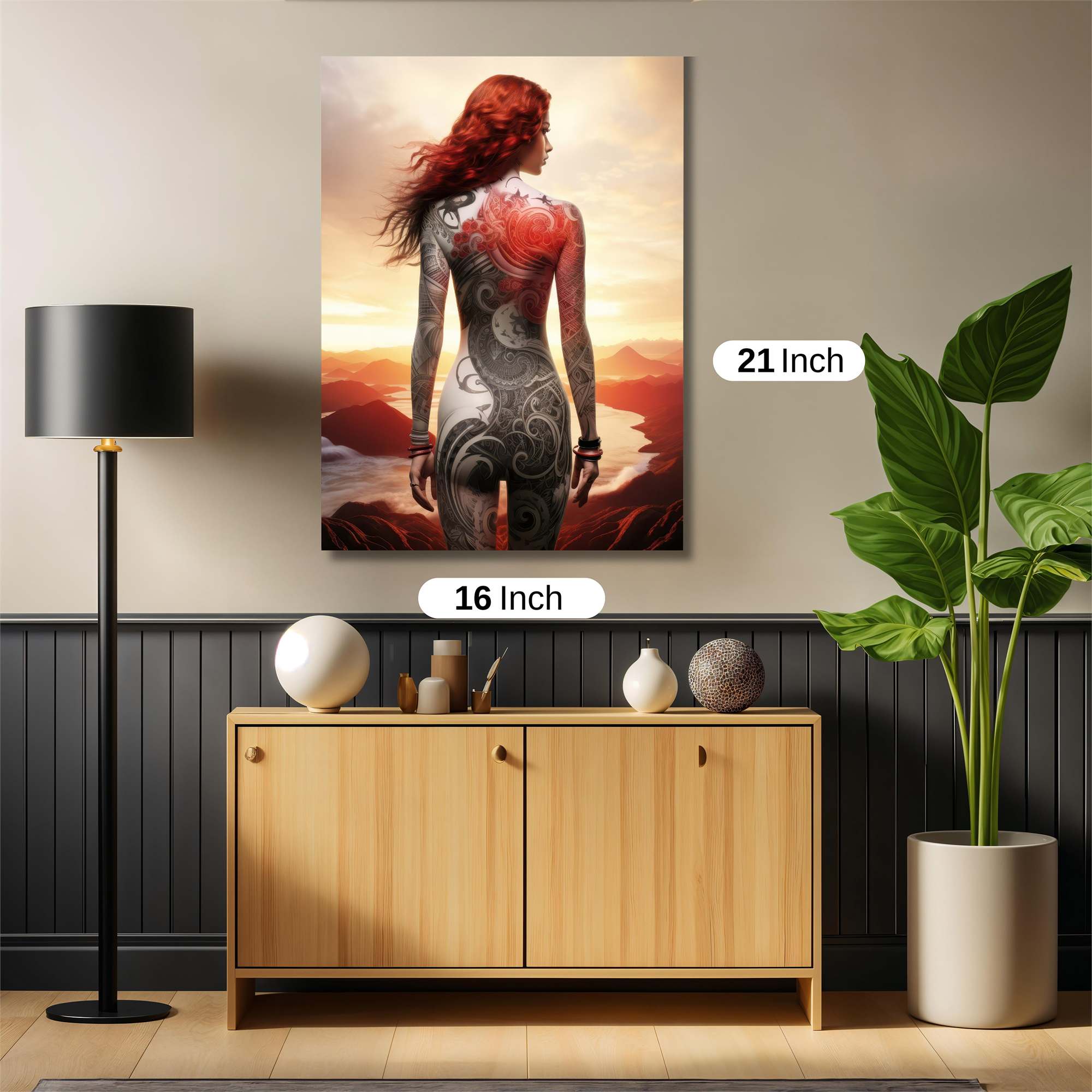 Tattooed Twilight Safe Wall Magnetic / M