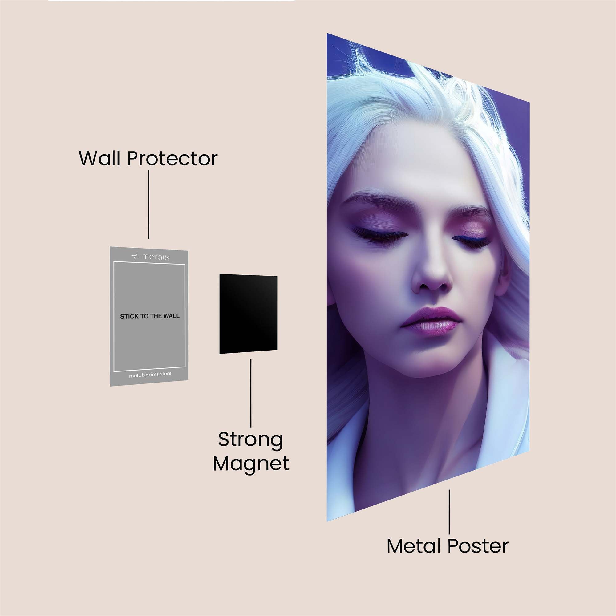 Luna Ethereal Safe Wall Magnetic / M