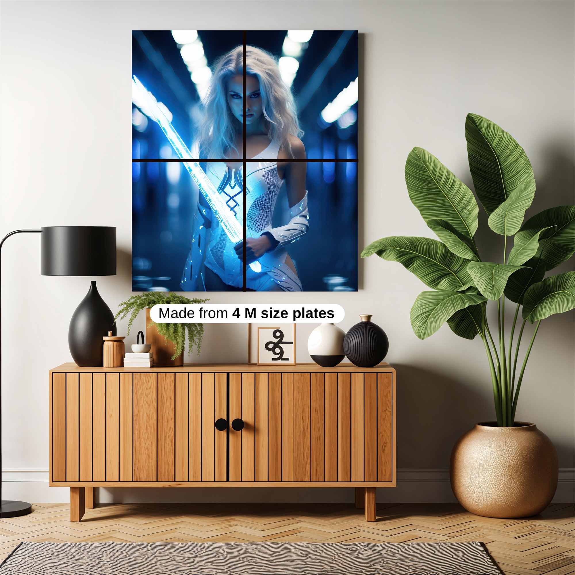 Luminous Warrior Safe Wall Magnetic / M