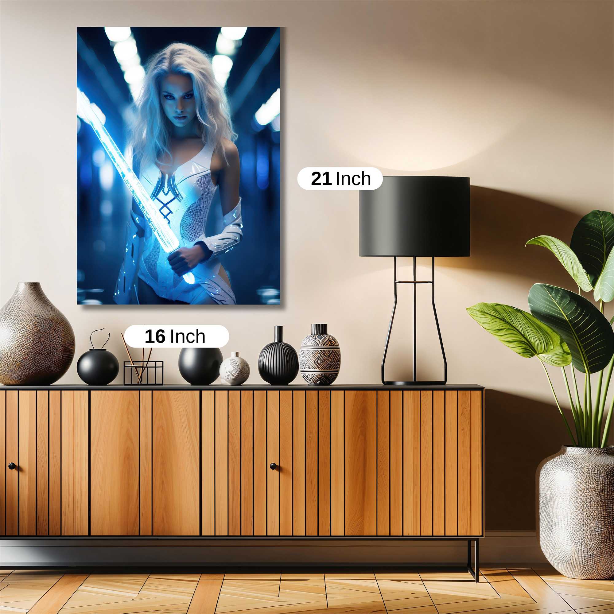 Luminous Warrior Safe Wall Magnetic / M