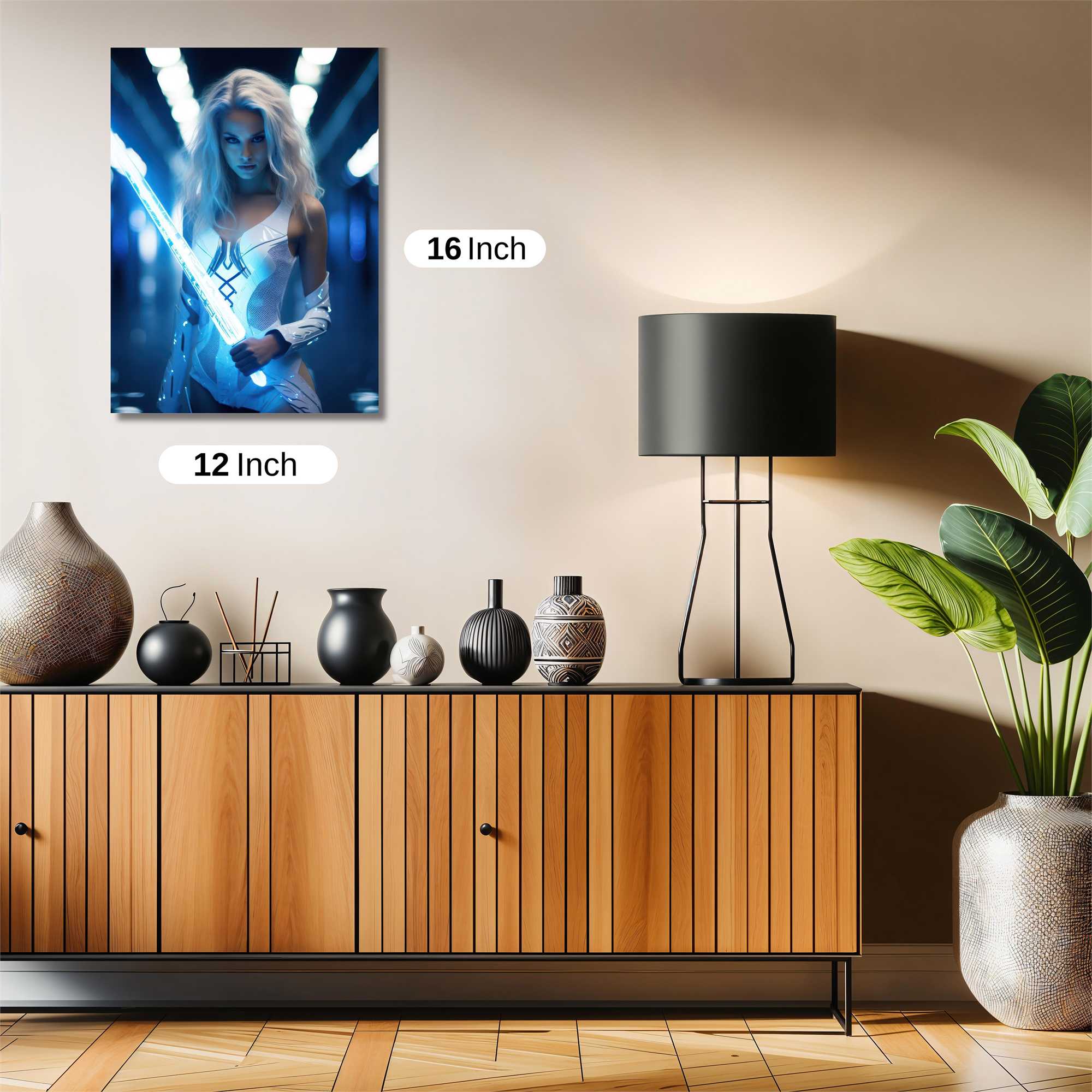 Luminous Warrior Safe Wall Magnetic / M