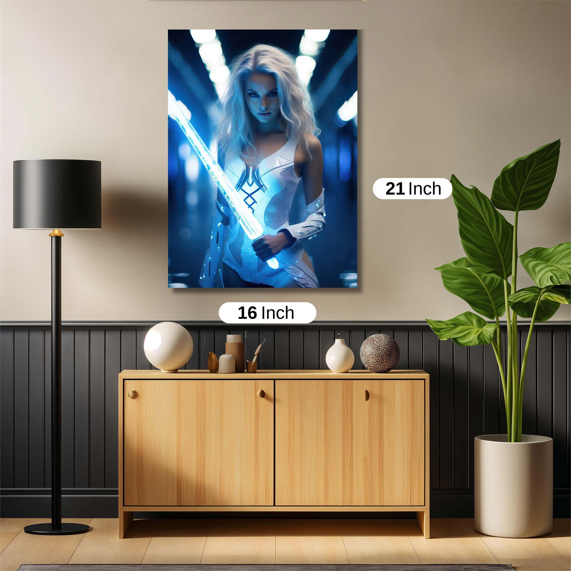 Luminous Warrior Safe Wall Magnetic / M