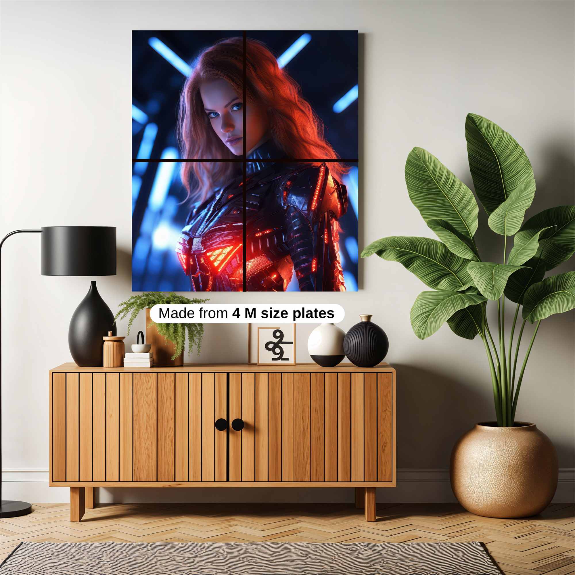 Cyber Enigma Safe Wall Magnetic / M