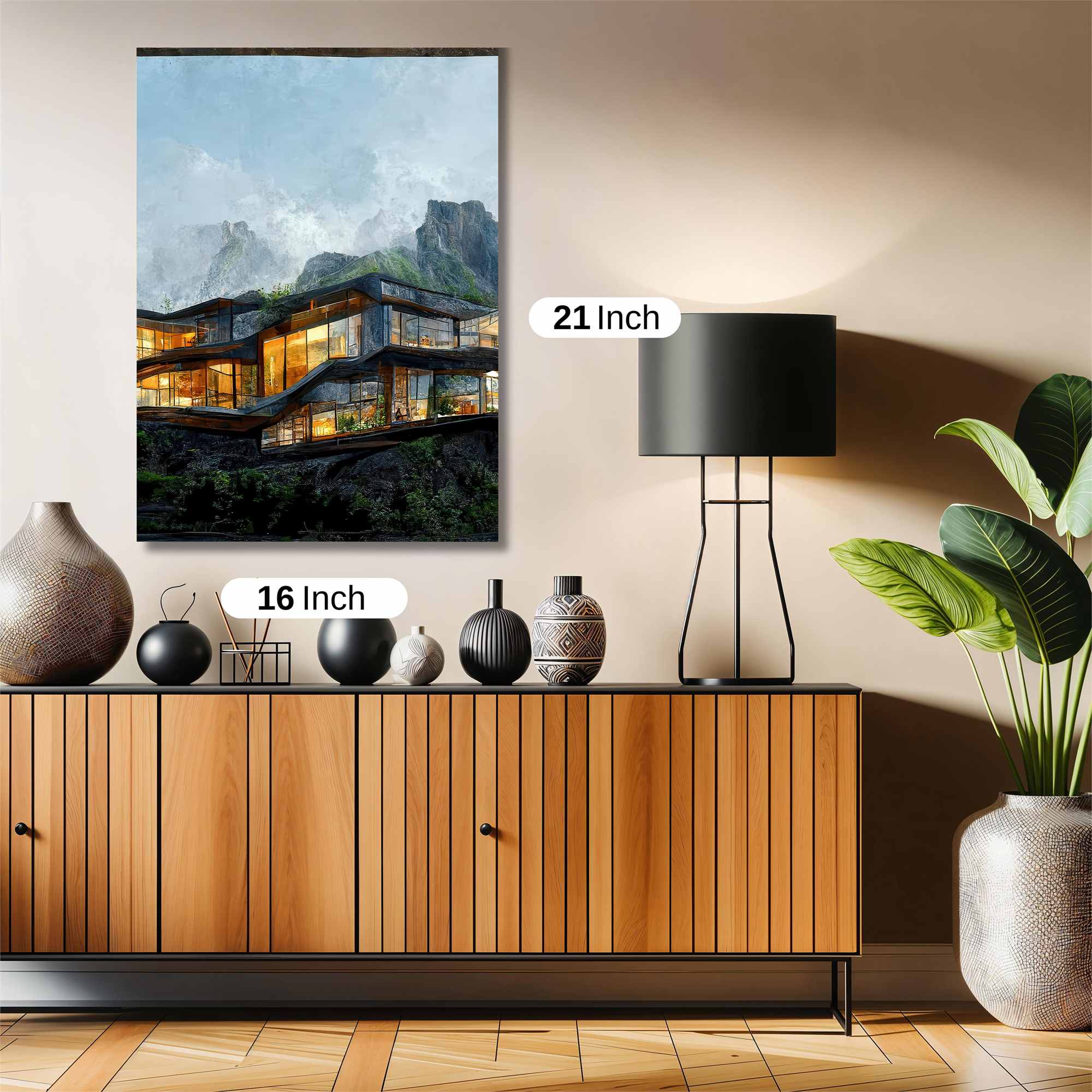 Mountain Serenity Safe Wall Magnetic / M