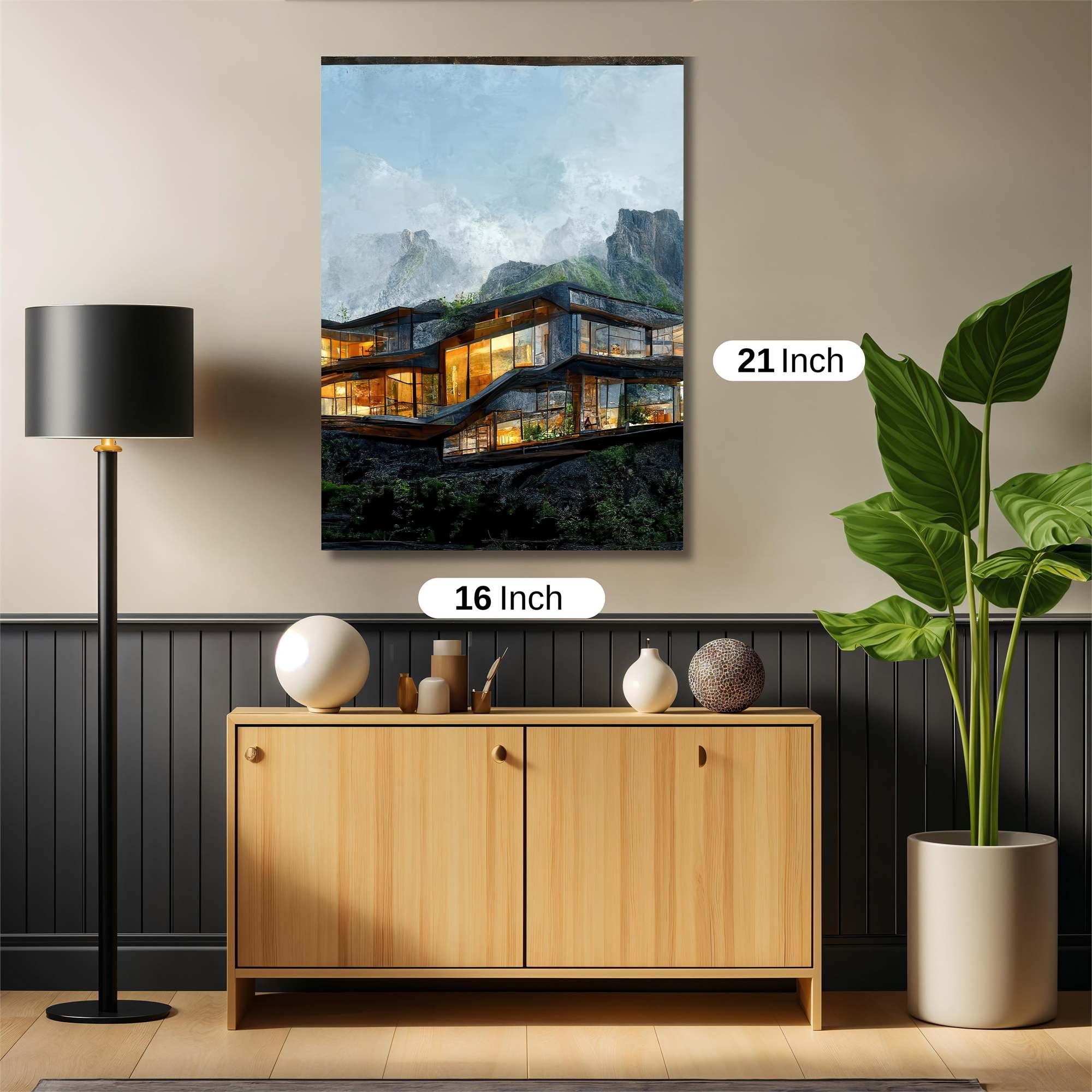 Mountain Serenity Safe Wall Magnetic / M