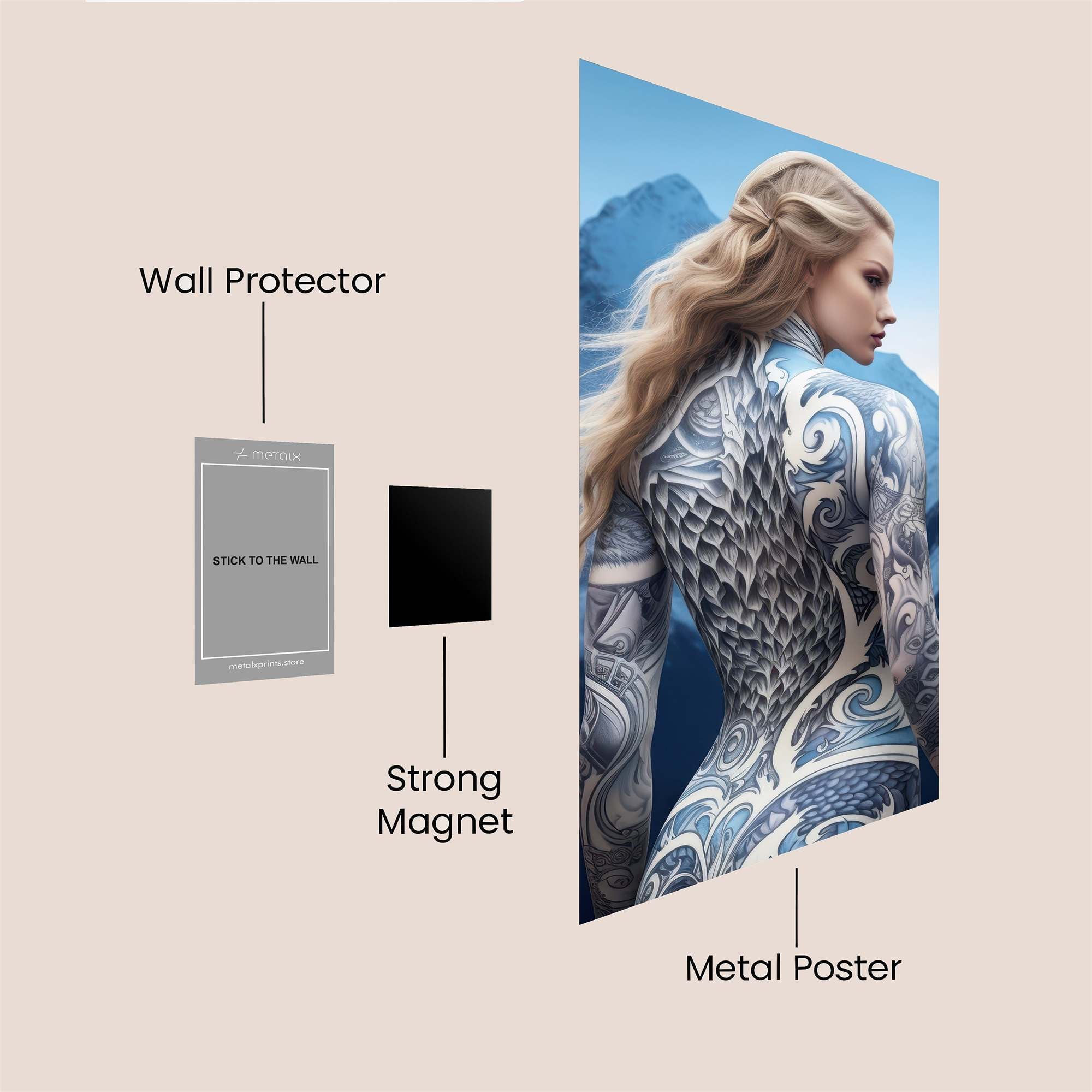 Dragon Serenity Safe Wall Magnetic / M