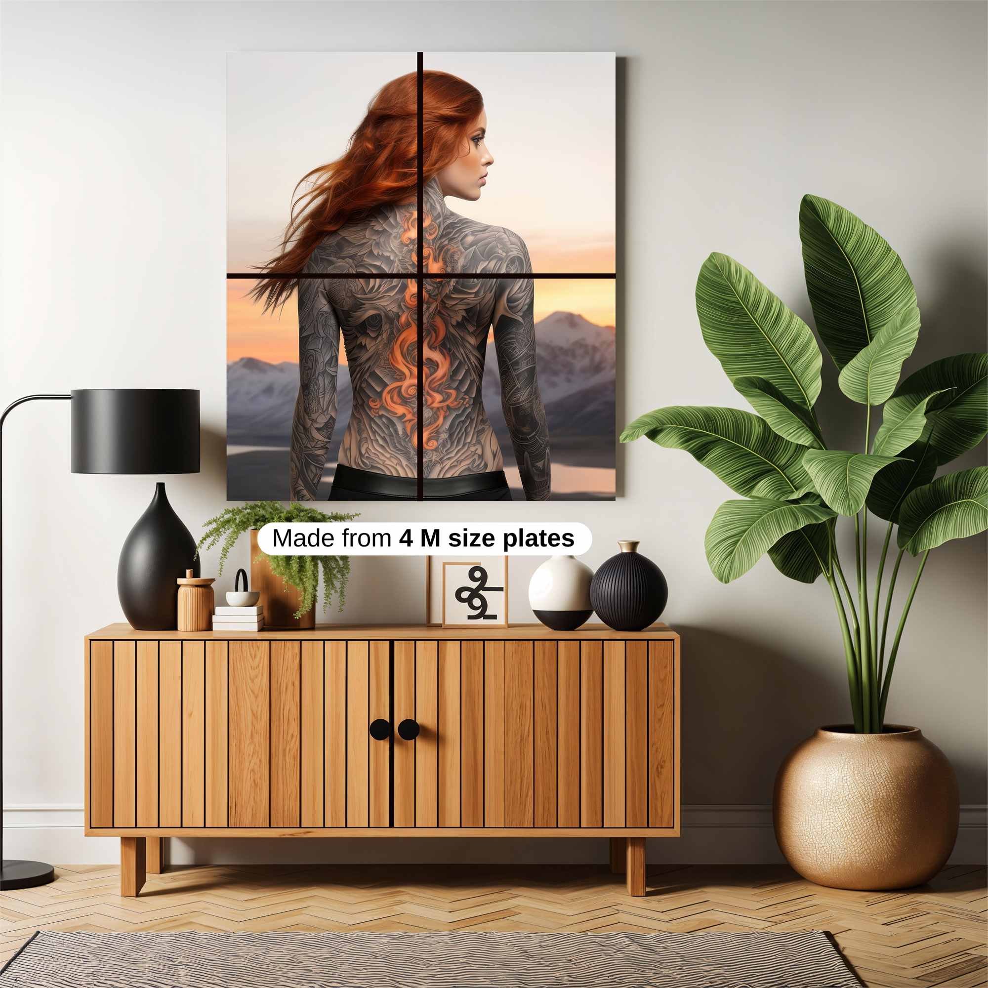 Flamebound Serenity Safe Wall Magnetic / M