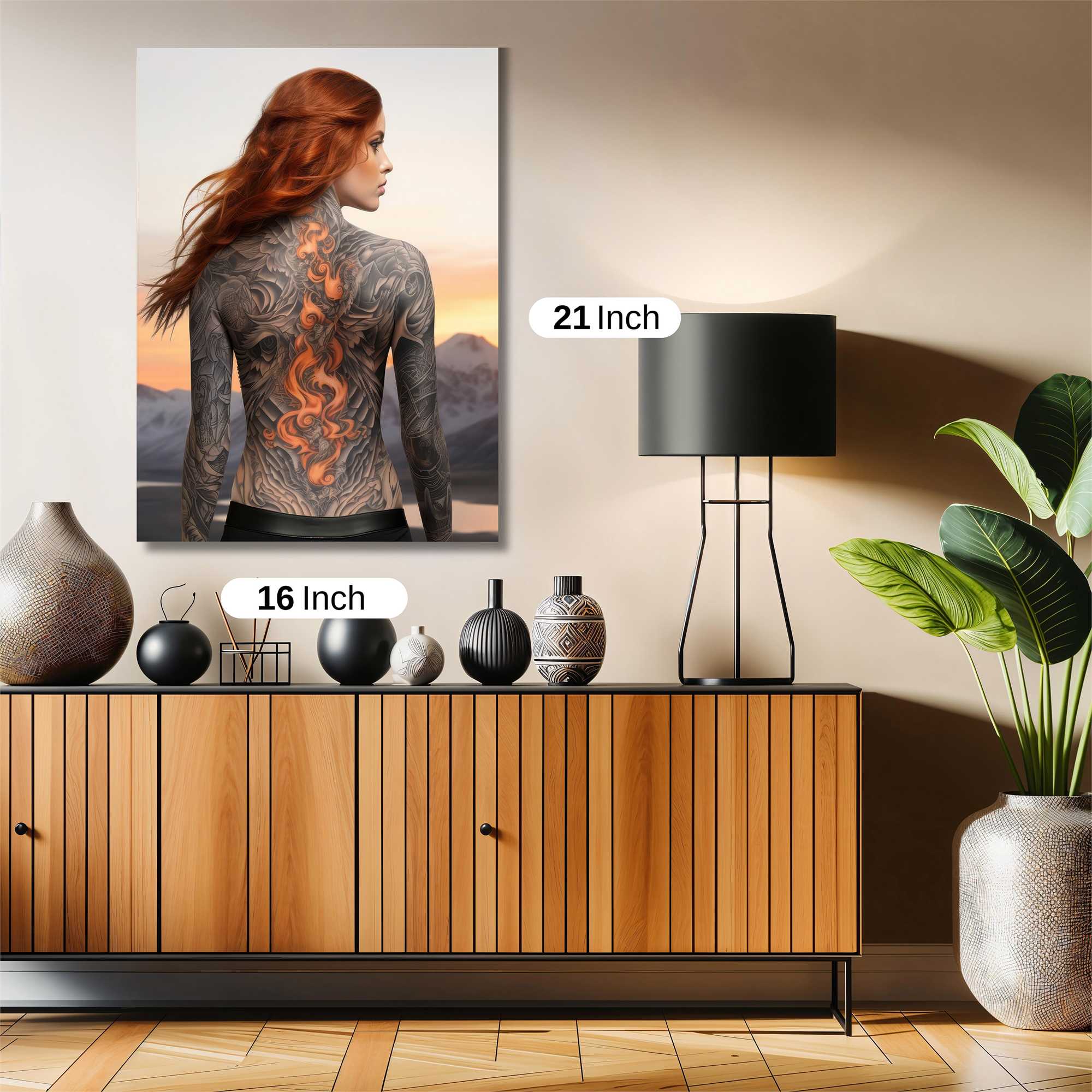 Flamebound Serenity Safe Wall Magnetic / M