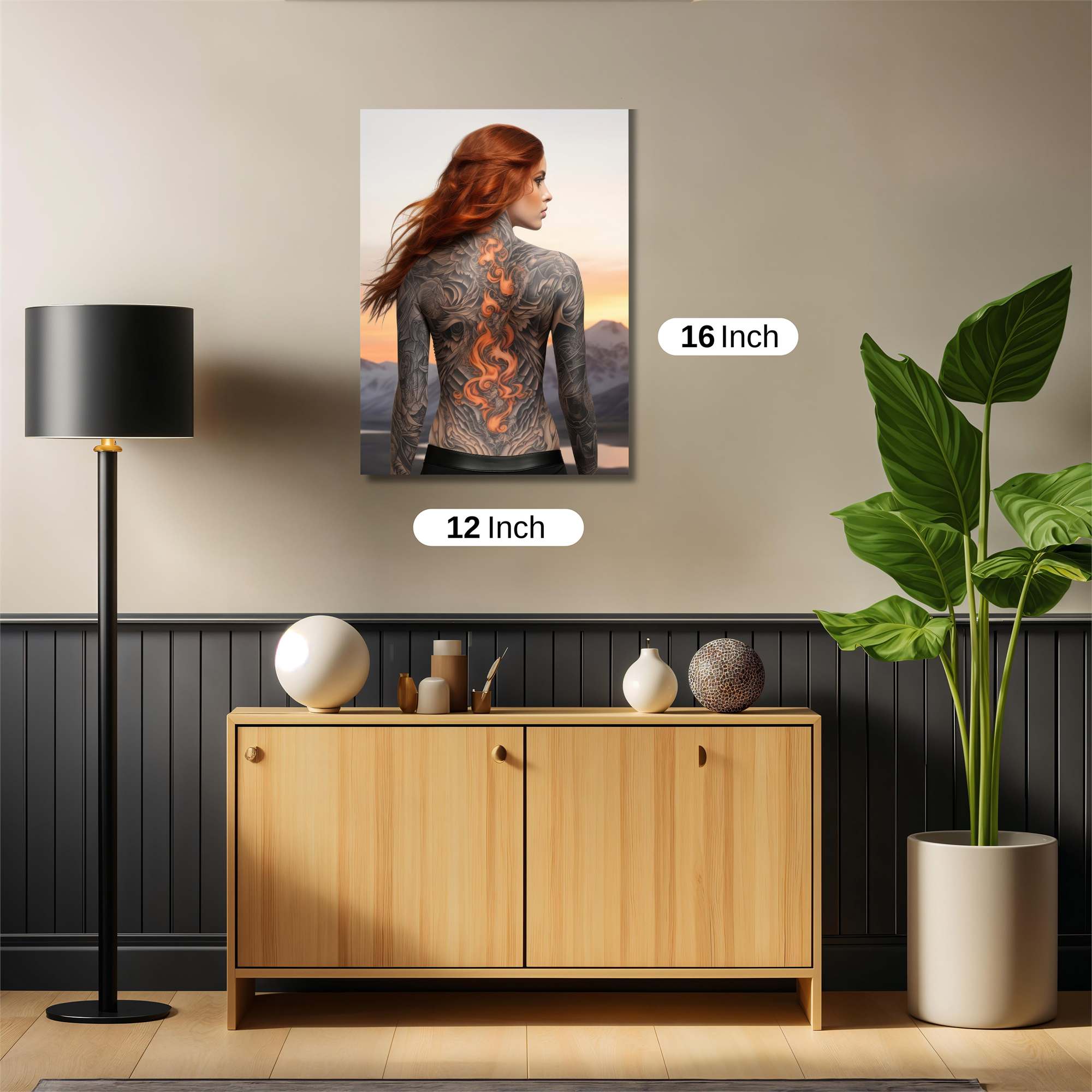 Flamebound Serenity Safe Wall Magnetic / M