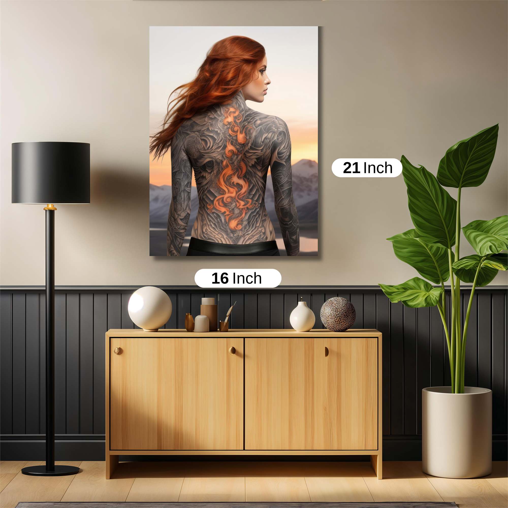 Flamebound Serenity Safe Wall Magnetic / M