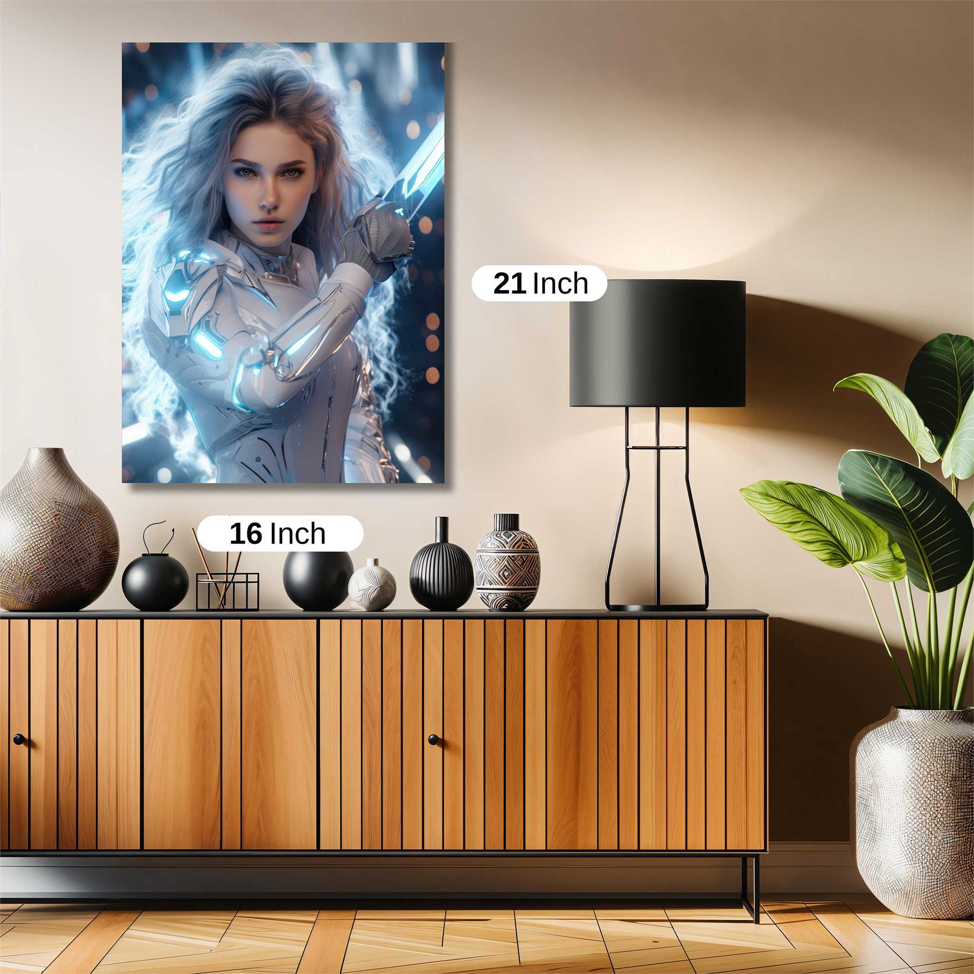 Cyber Enchantress Safe Wall Magnetic / M