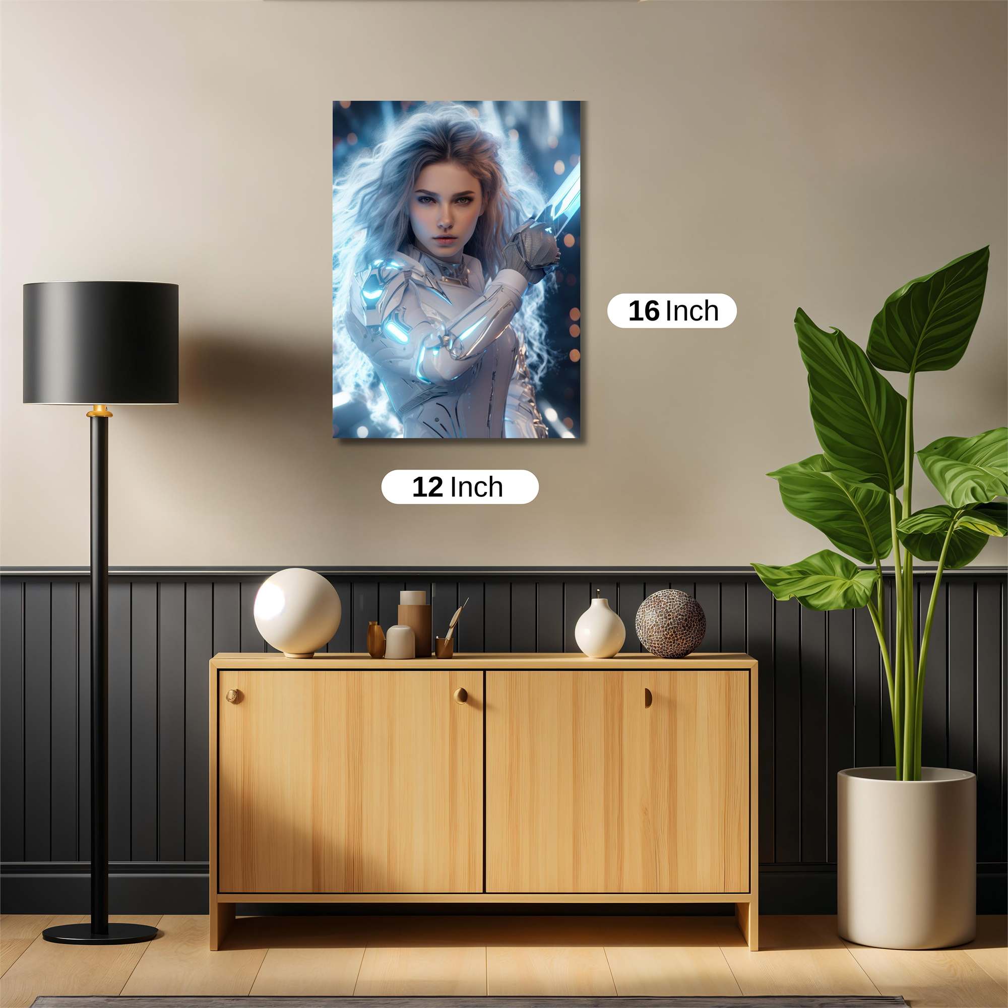 Cyber Enchantress Safe Wall Magnetic / M