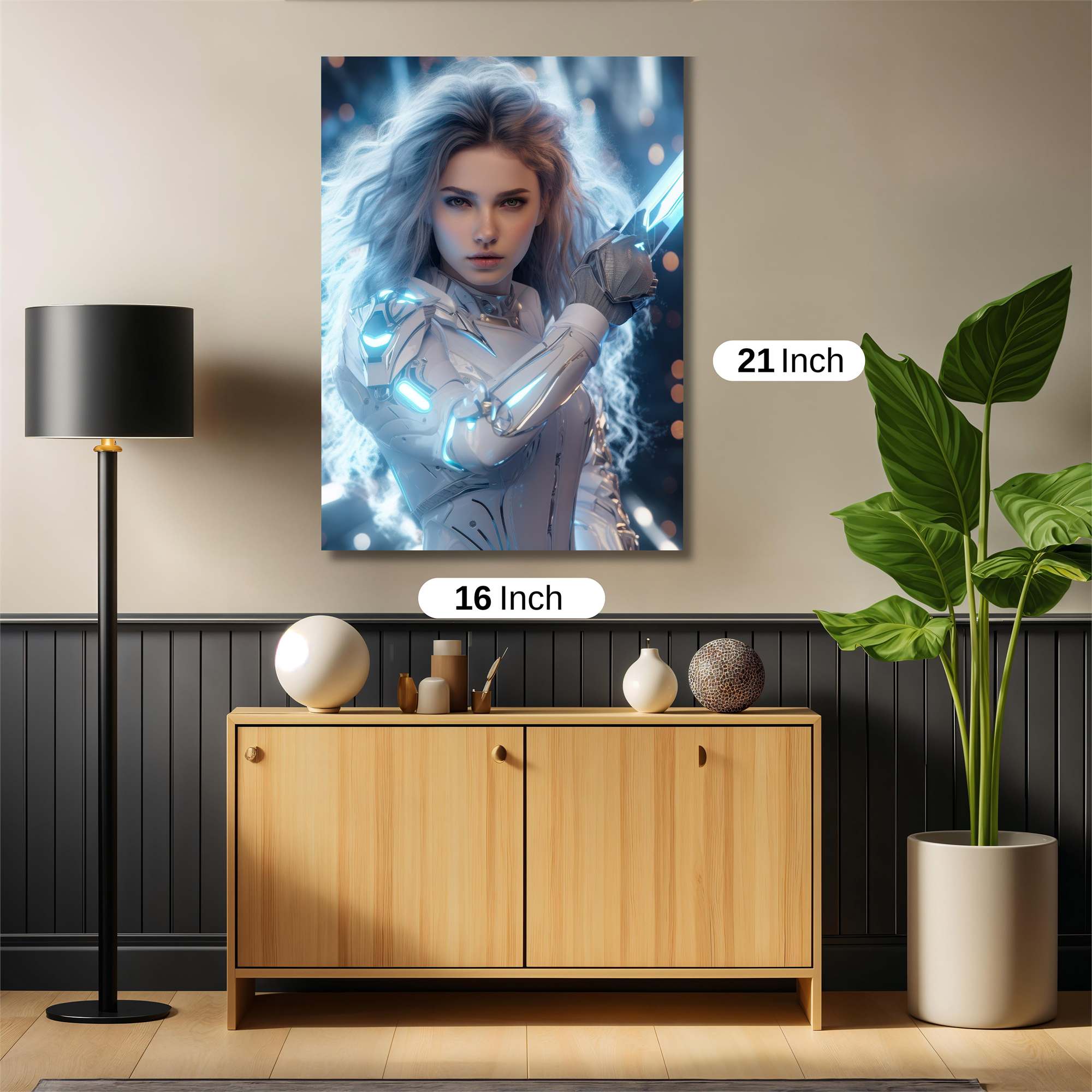 Cyber Enchantress Safe Wall Magnetic / M