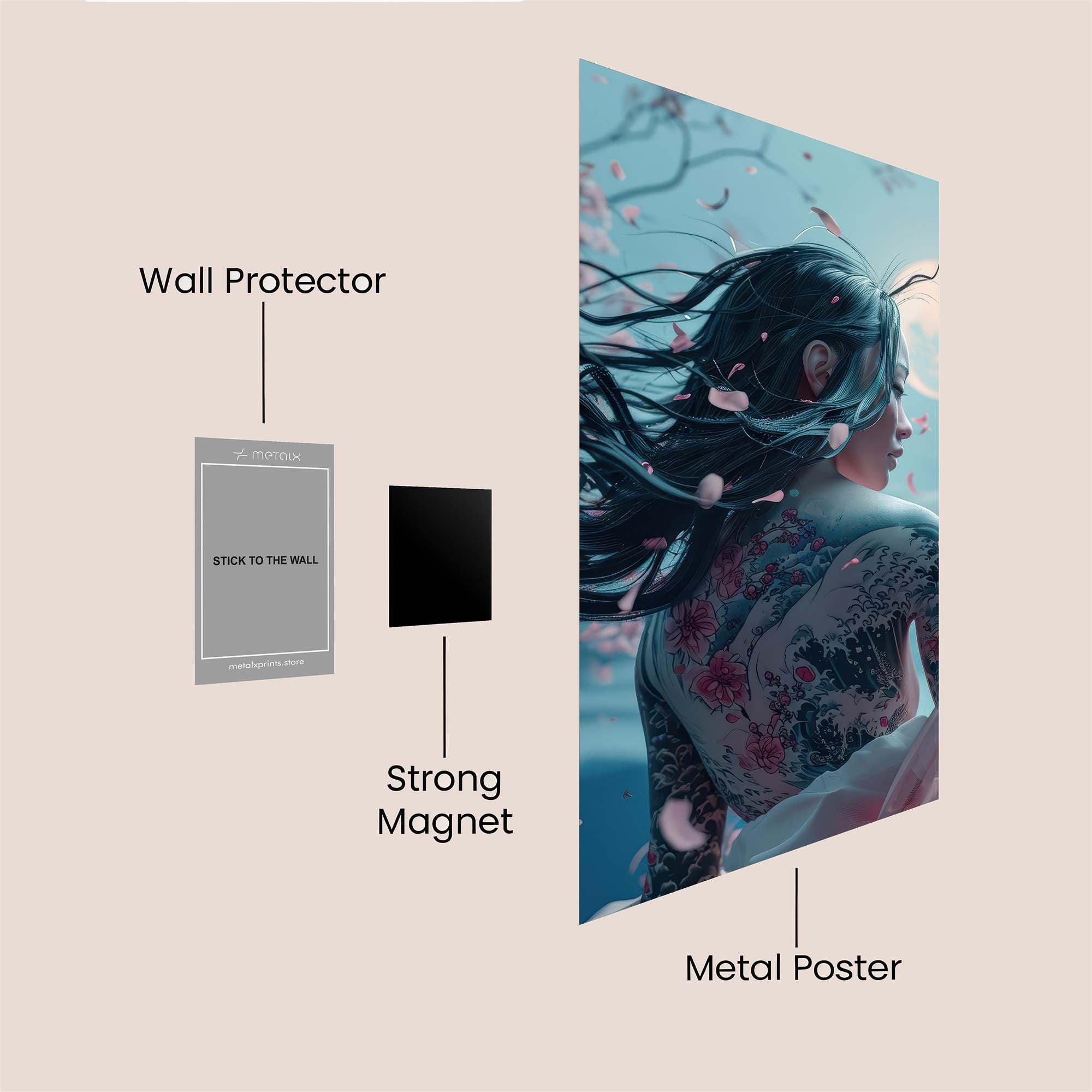Moonlit Enigma Safe Wall Magnetic / M