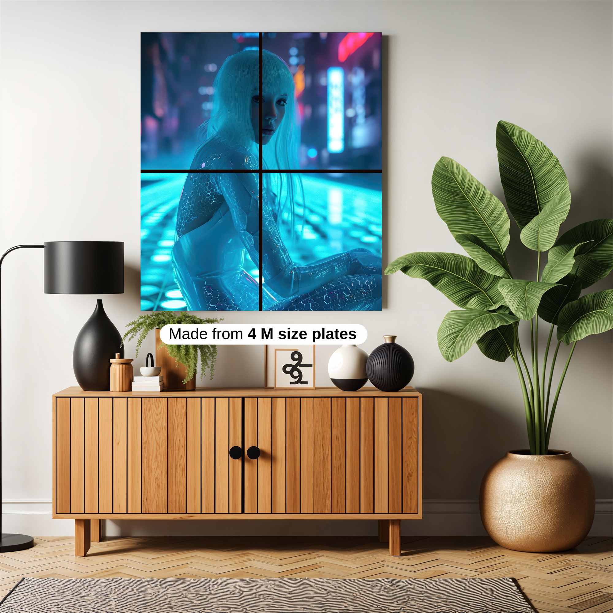 Cyber Serenity Safe Wall Magnetic / M