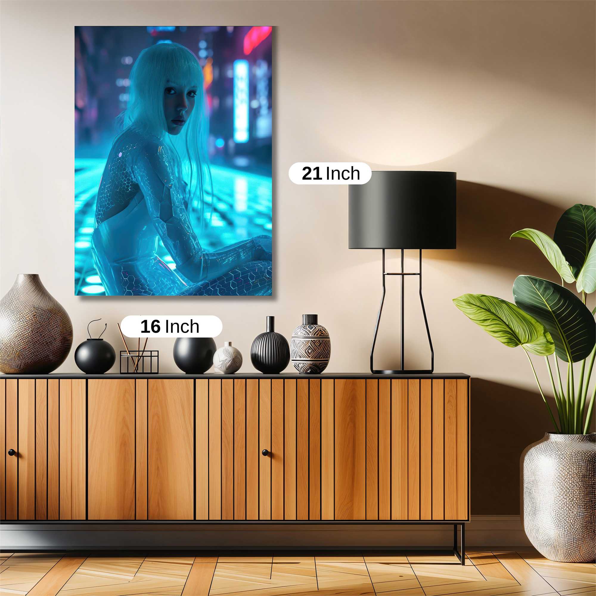 Cyber Serenity Safe Wall Magnetic / M