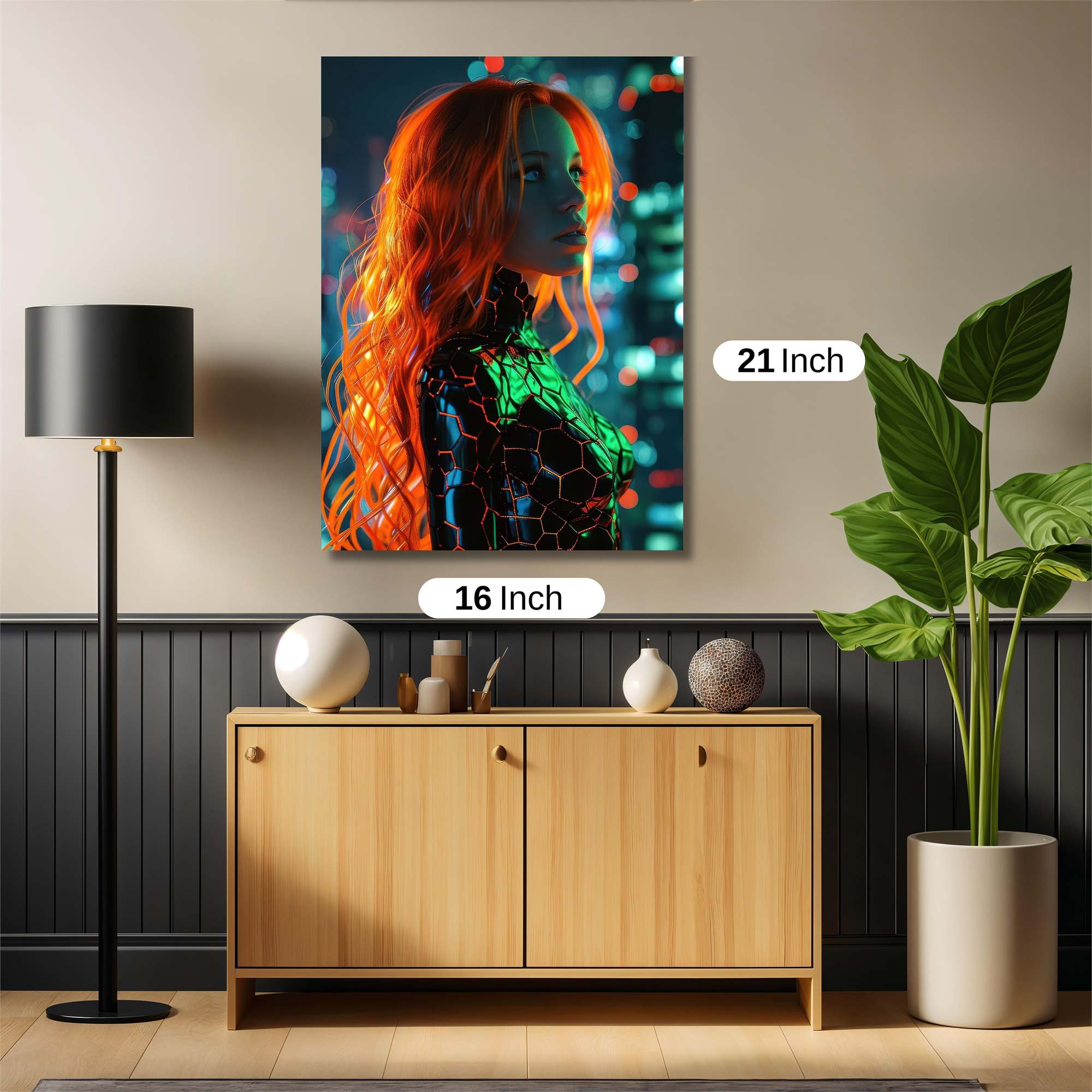 Neon Enigma Safe Wall Magnetic / M