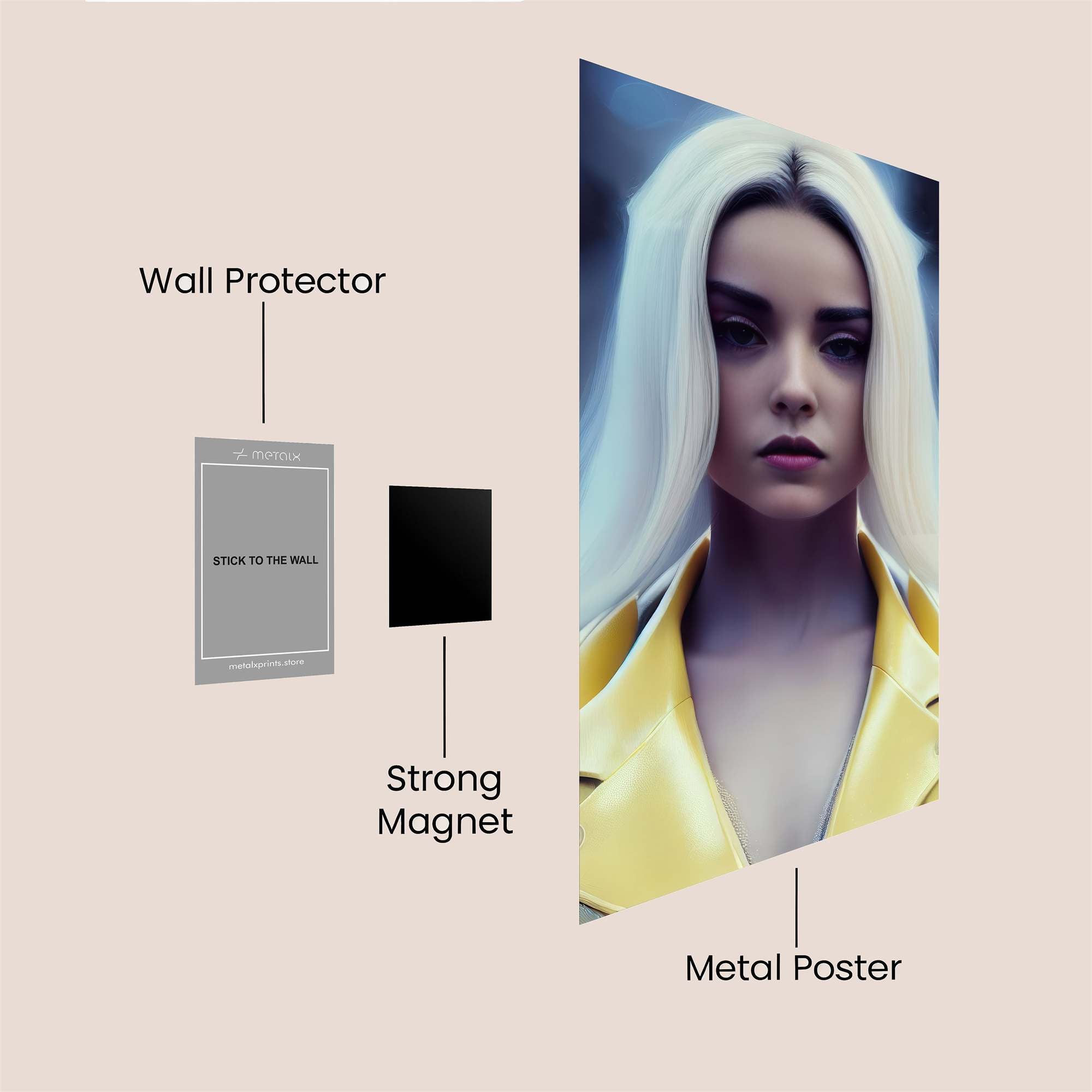 Blonde Enigma Safe Wall Magnetic / M