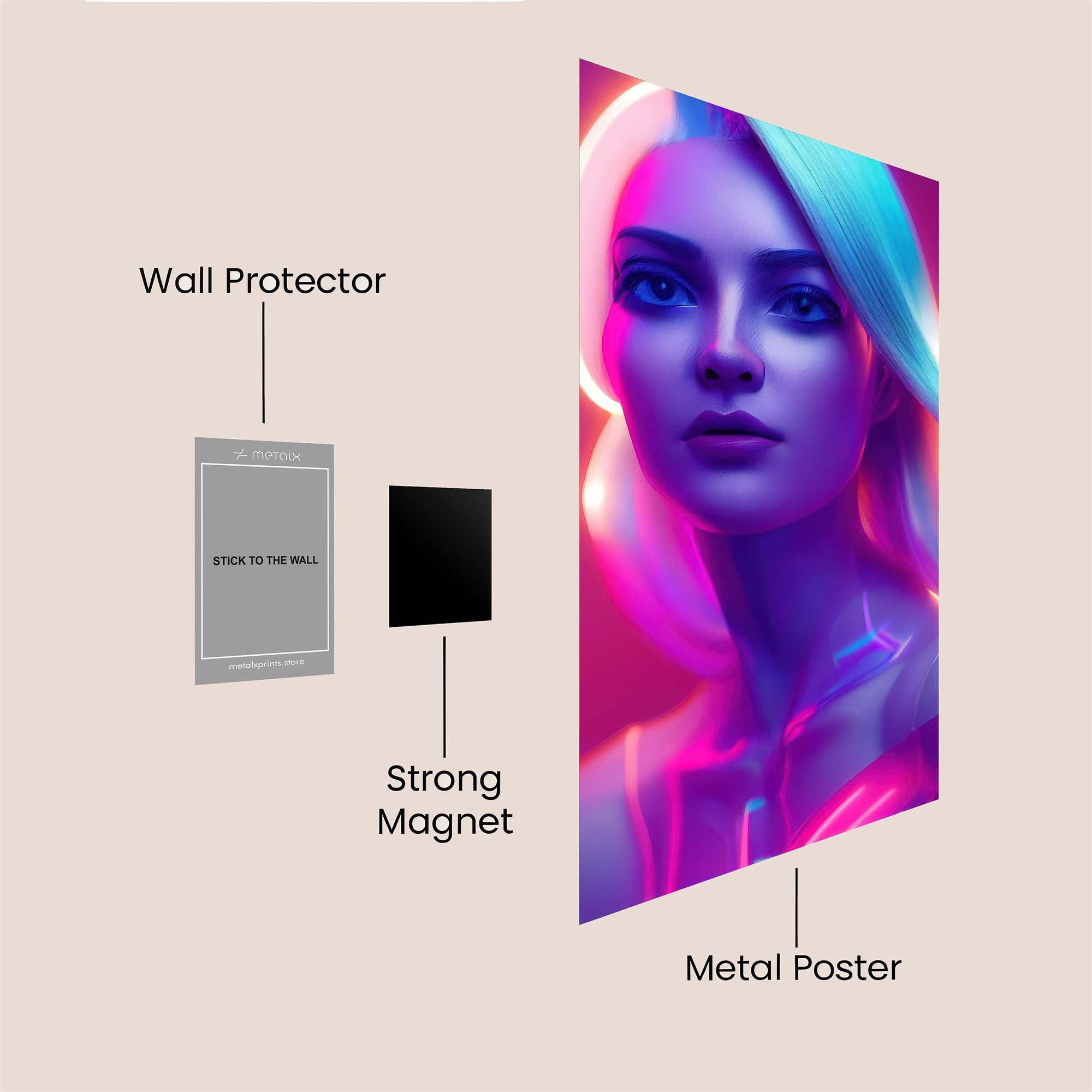 Neon Dream Safe Wall Magnetic / M