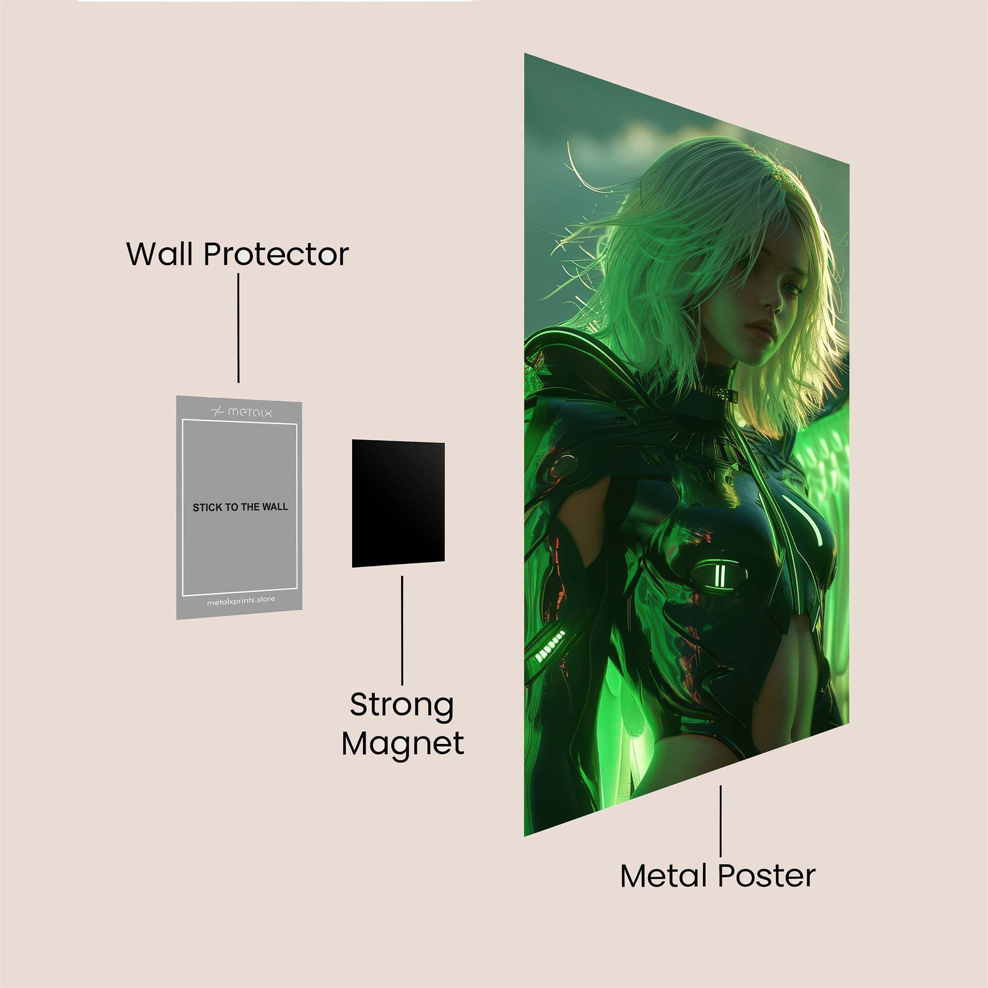 Angelic Radiance Safe Wall Magnetic / M