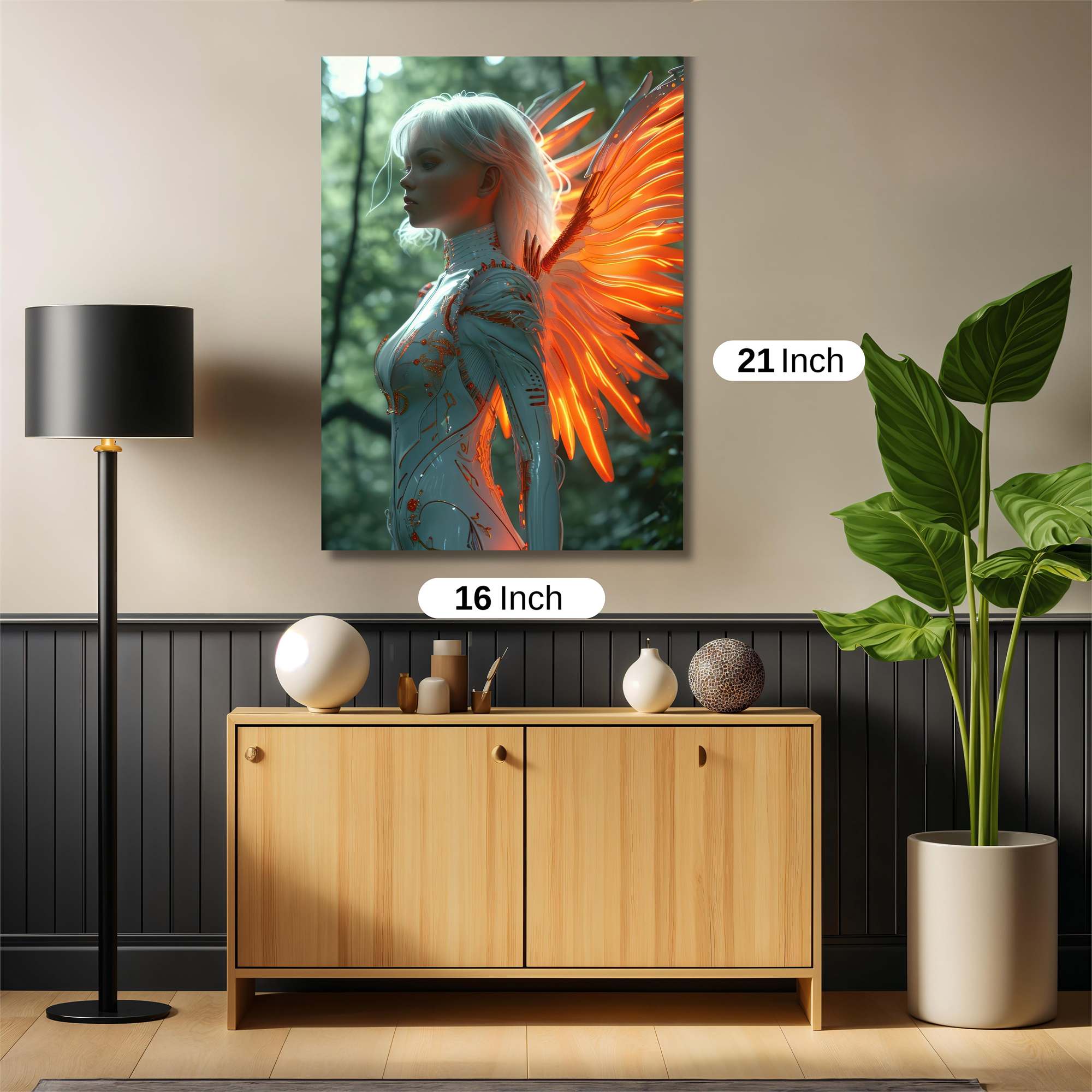 Luminous Angel Safe Wall Magnetic / M