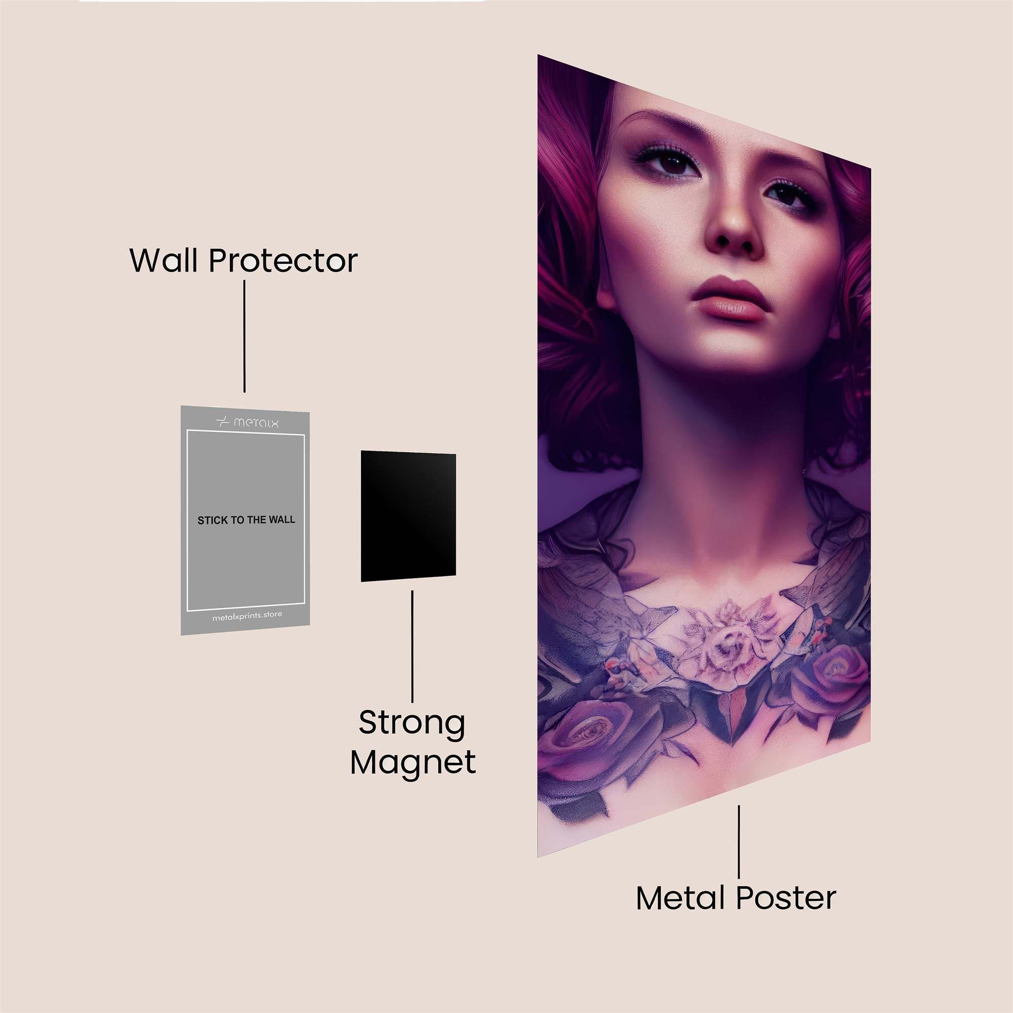 Violet Enigma Safe Wall Magnetic / M