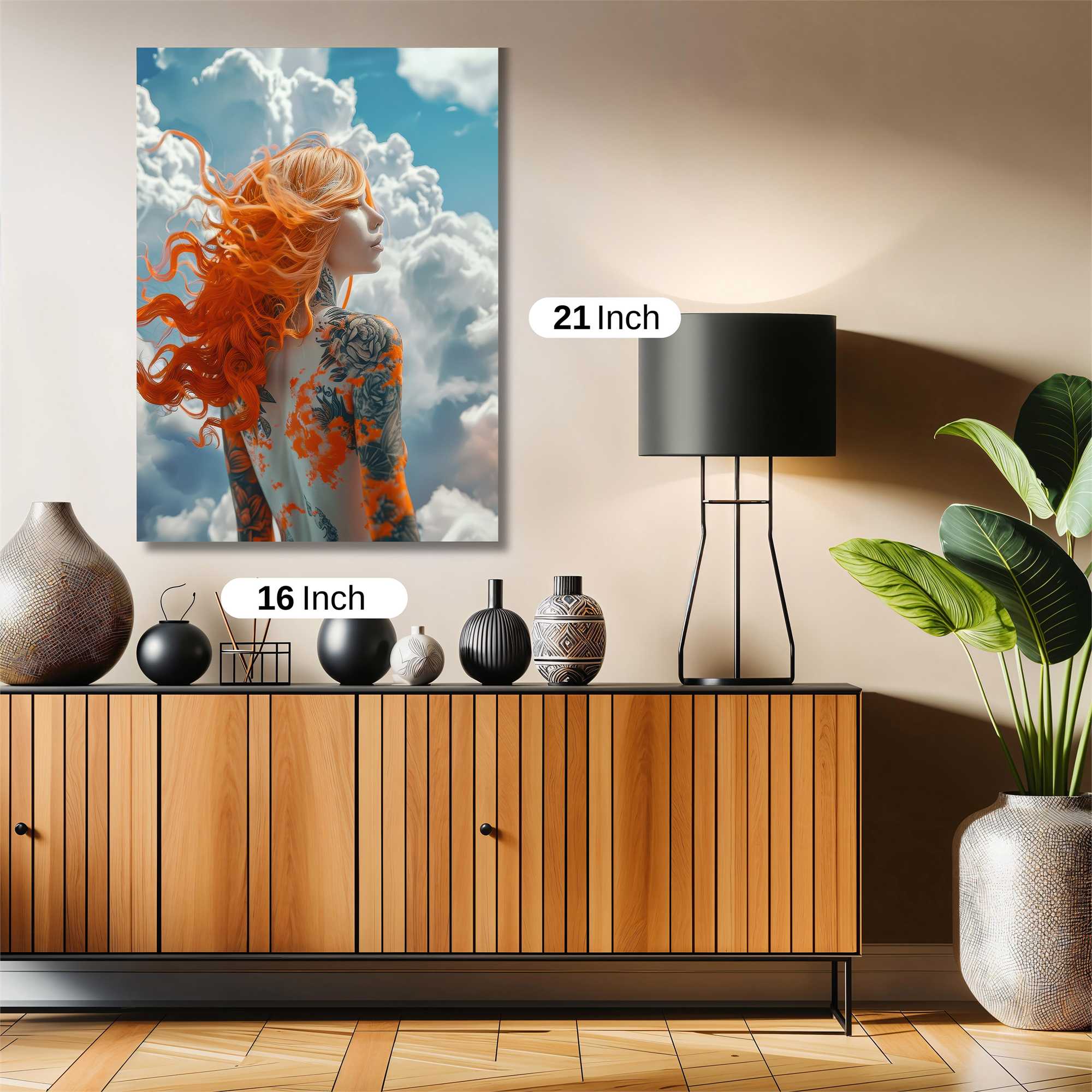 Flame Serenity Safe Wall Magnetic / M