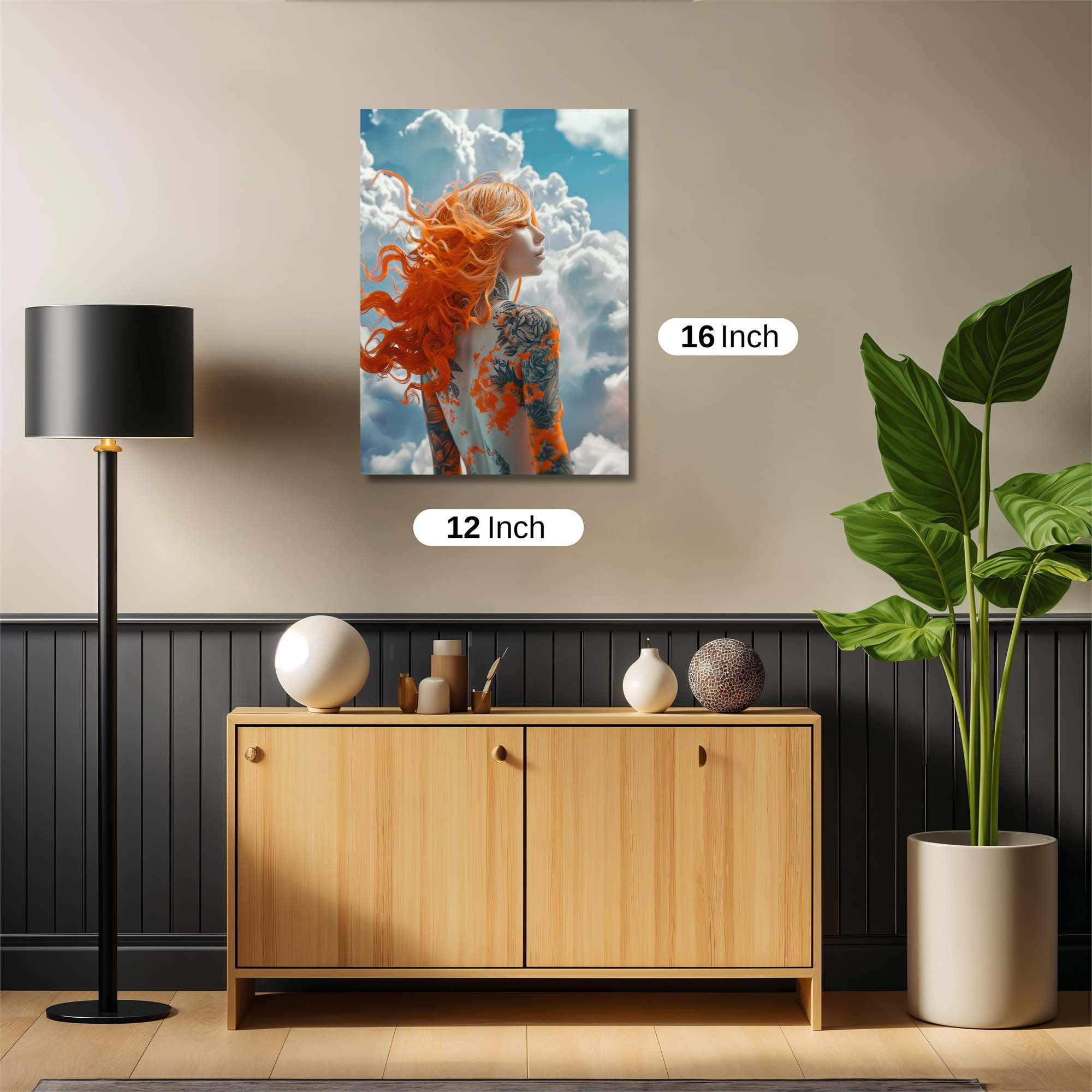 Flame Serenity Safe Wall Magnetic / M