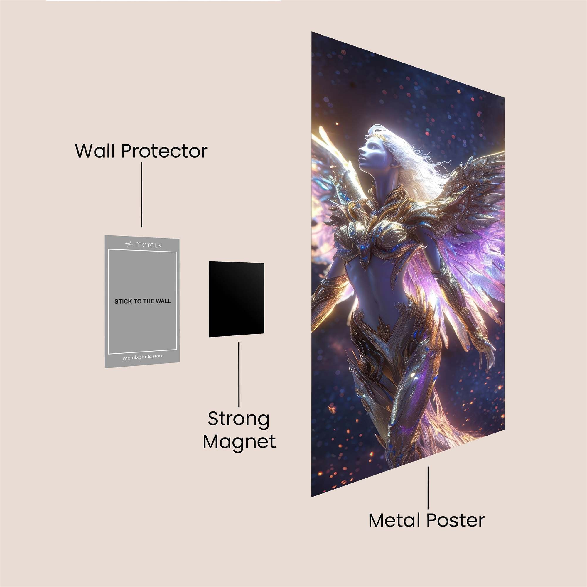 Celestial Radiance Safe Wall Magnetic / M