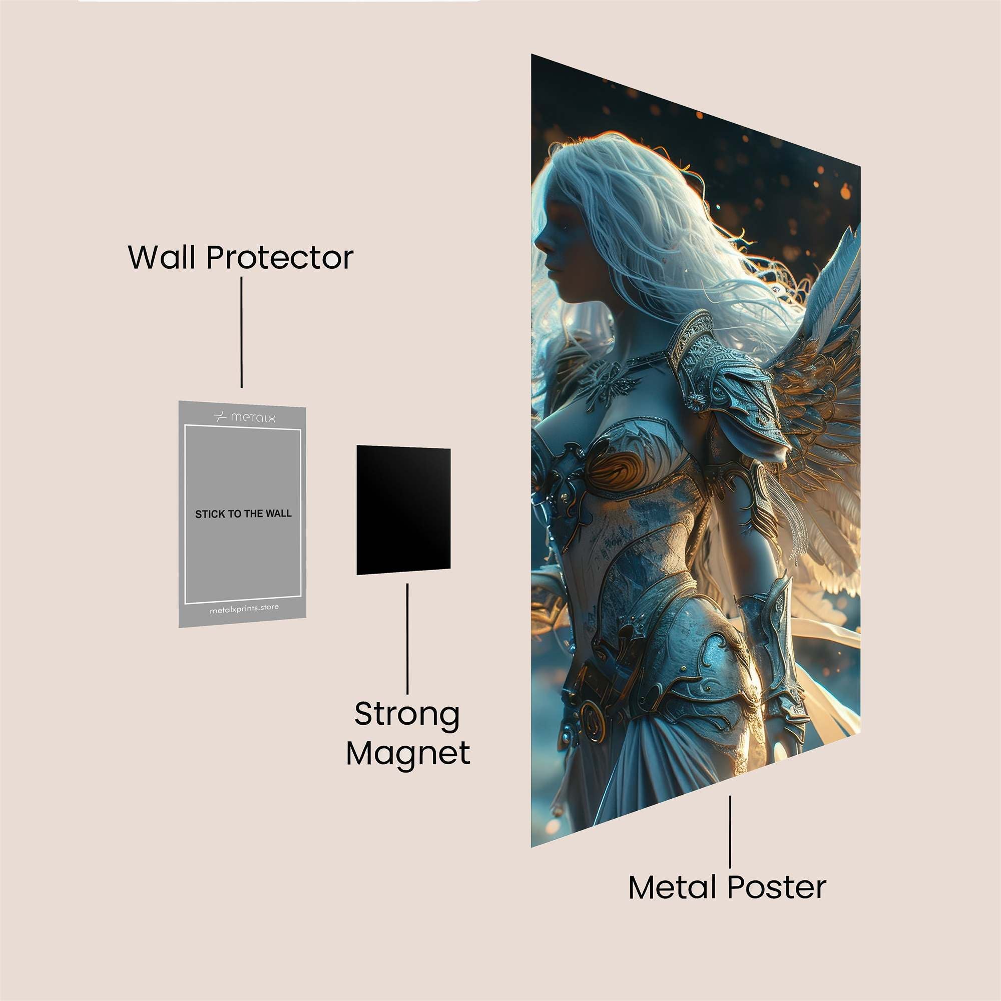 Seraphic Radiance Safe Wall Magnetic / M