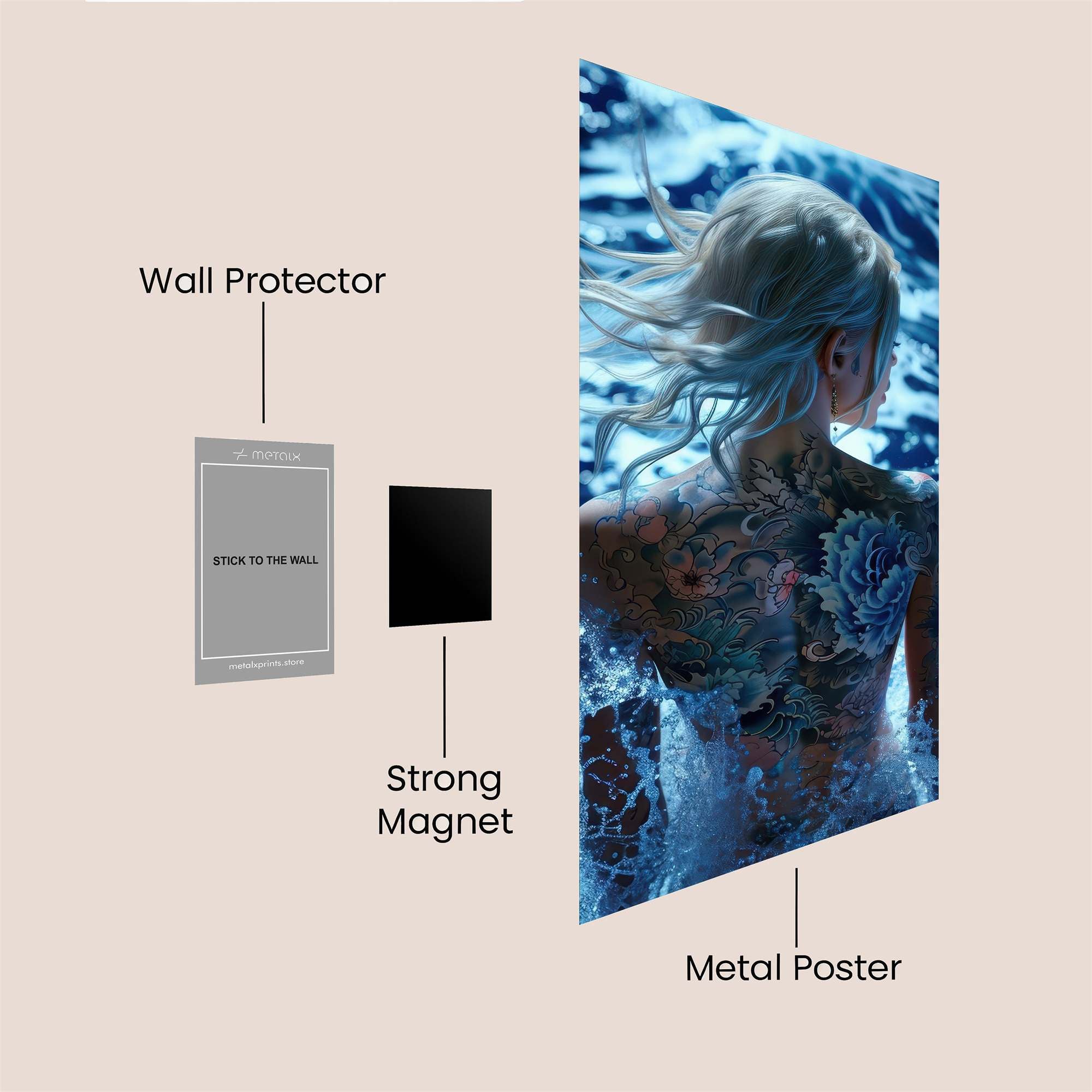 Aqua Serenity Safe Wall Magnetic / M