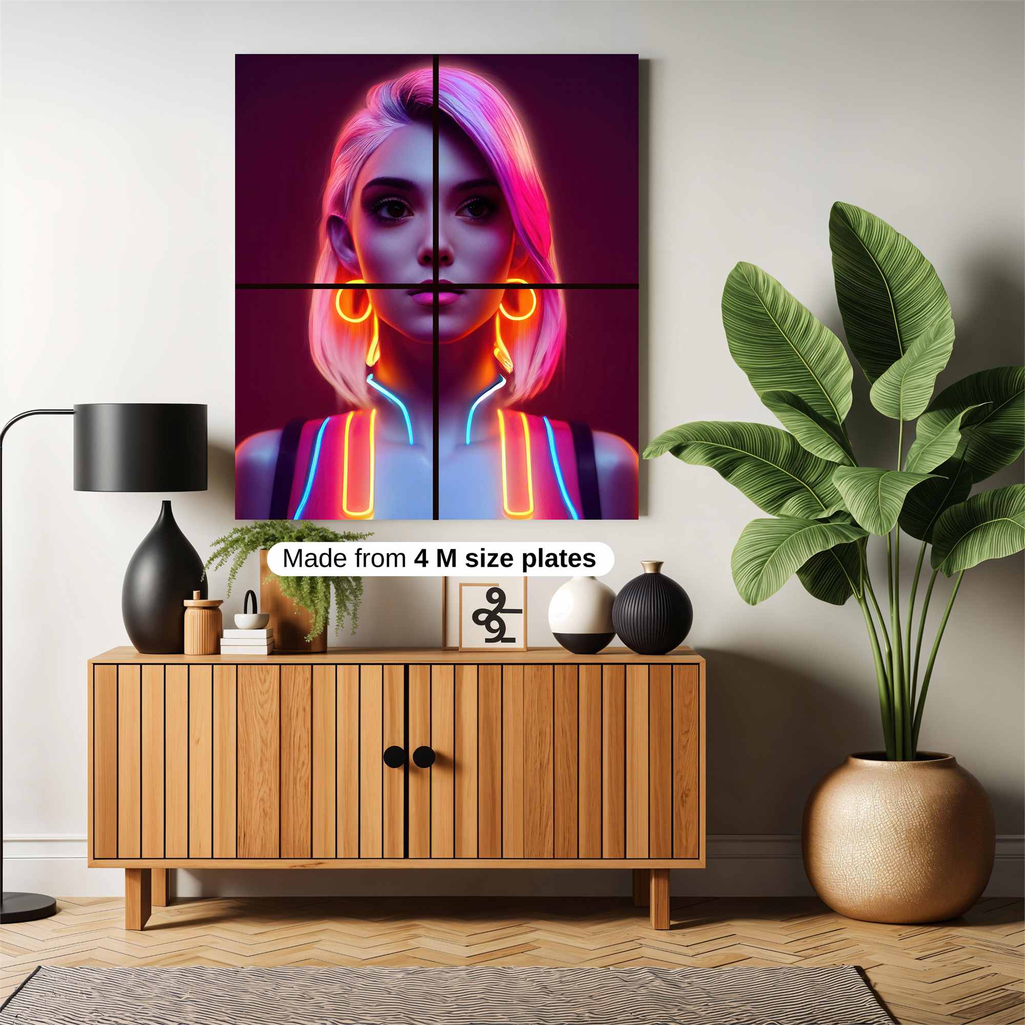 Neon Enigma Safe Wall Magnetic / M