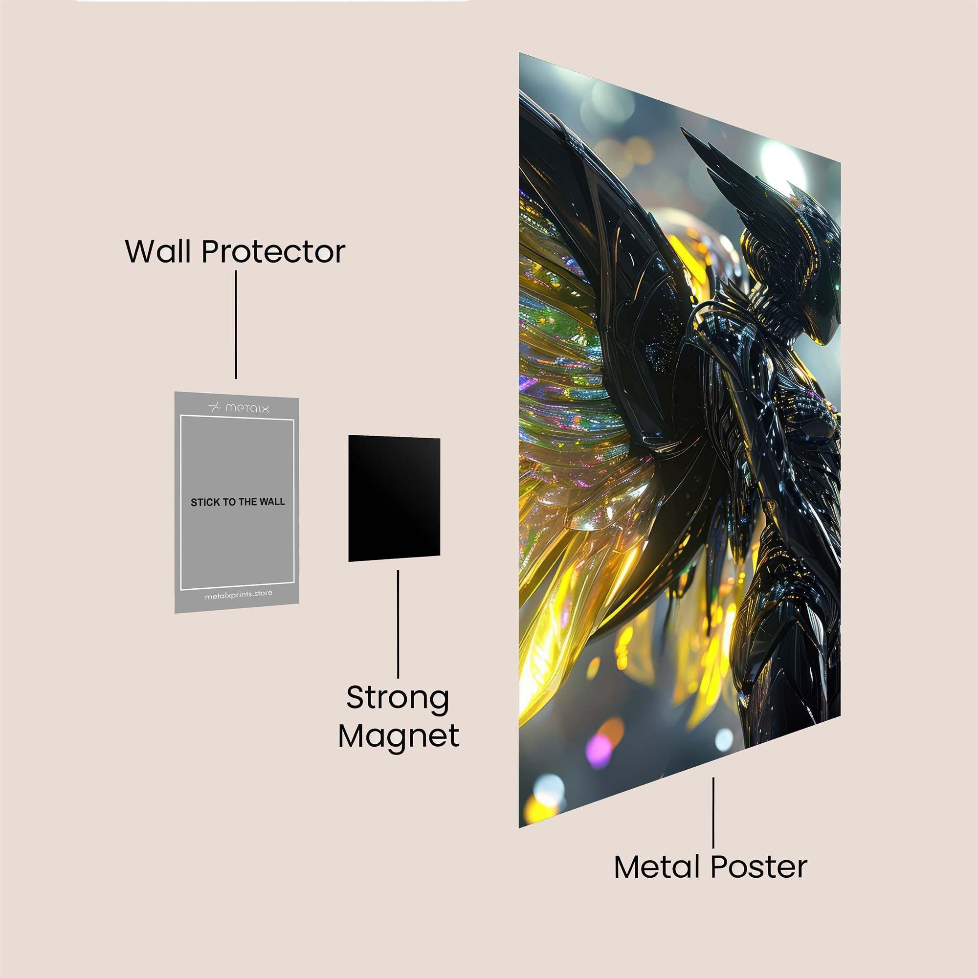 Neon Seraph Safe Wall Magnetic / M