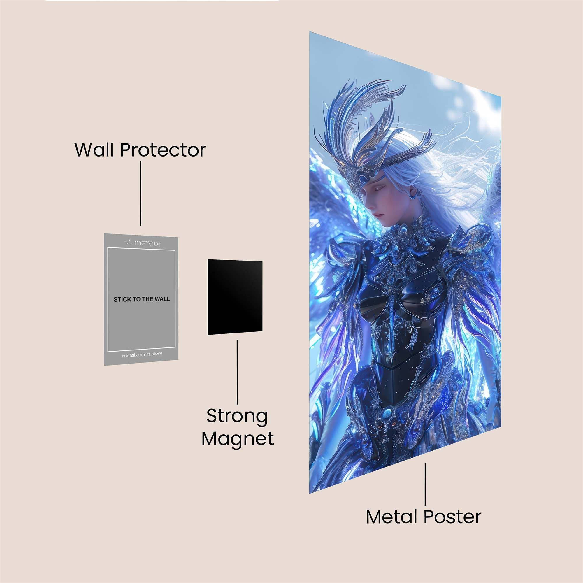 Angel Serenity Safe Wall Magnetic / M