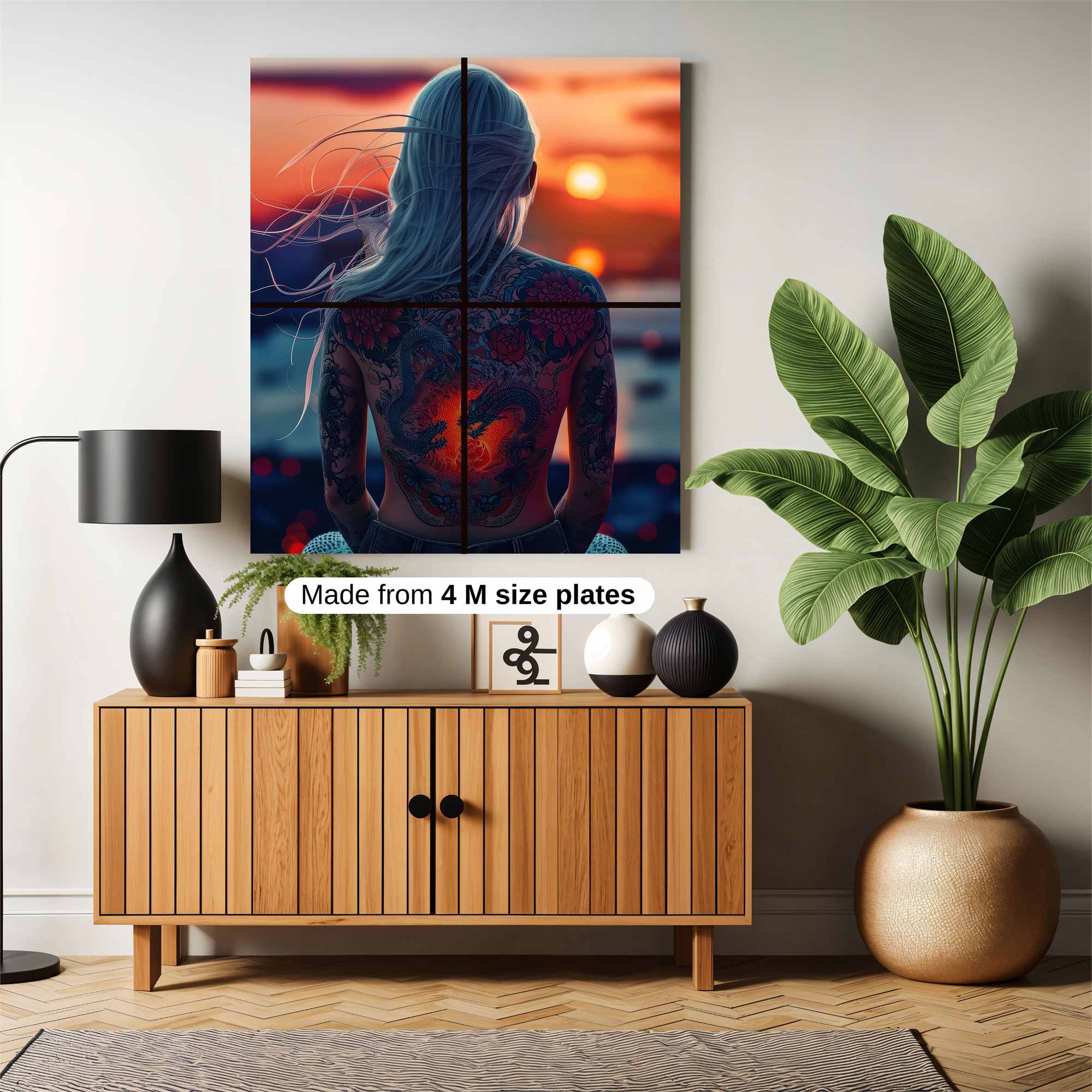 Sunset Serenity Safe Wall Magnetic / M