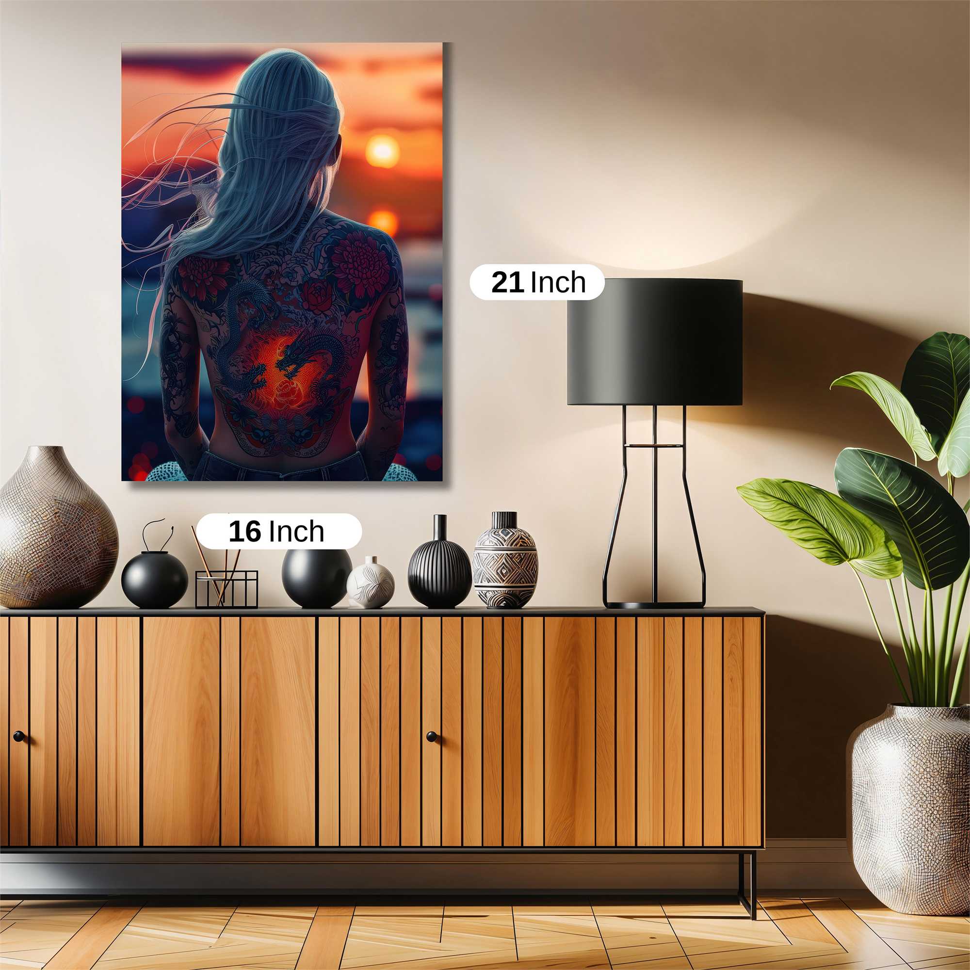 Sunset Serenity Safe Wall Magnetic / M