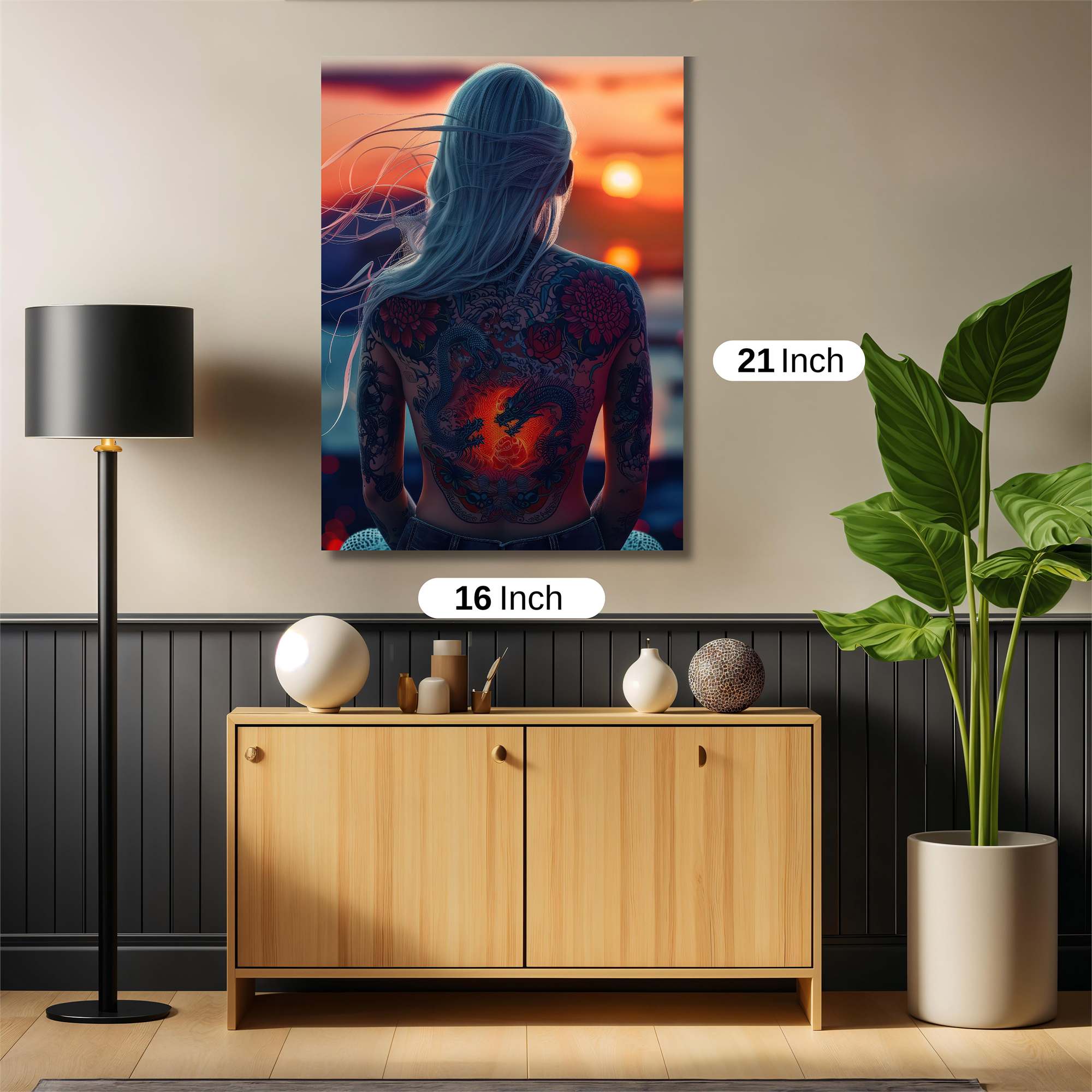 Sunset Serenity Safe Wall Magnetic / M