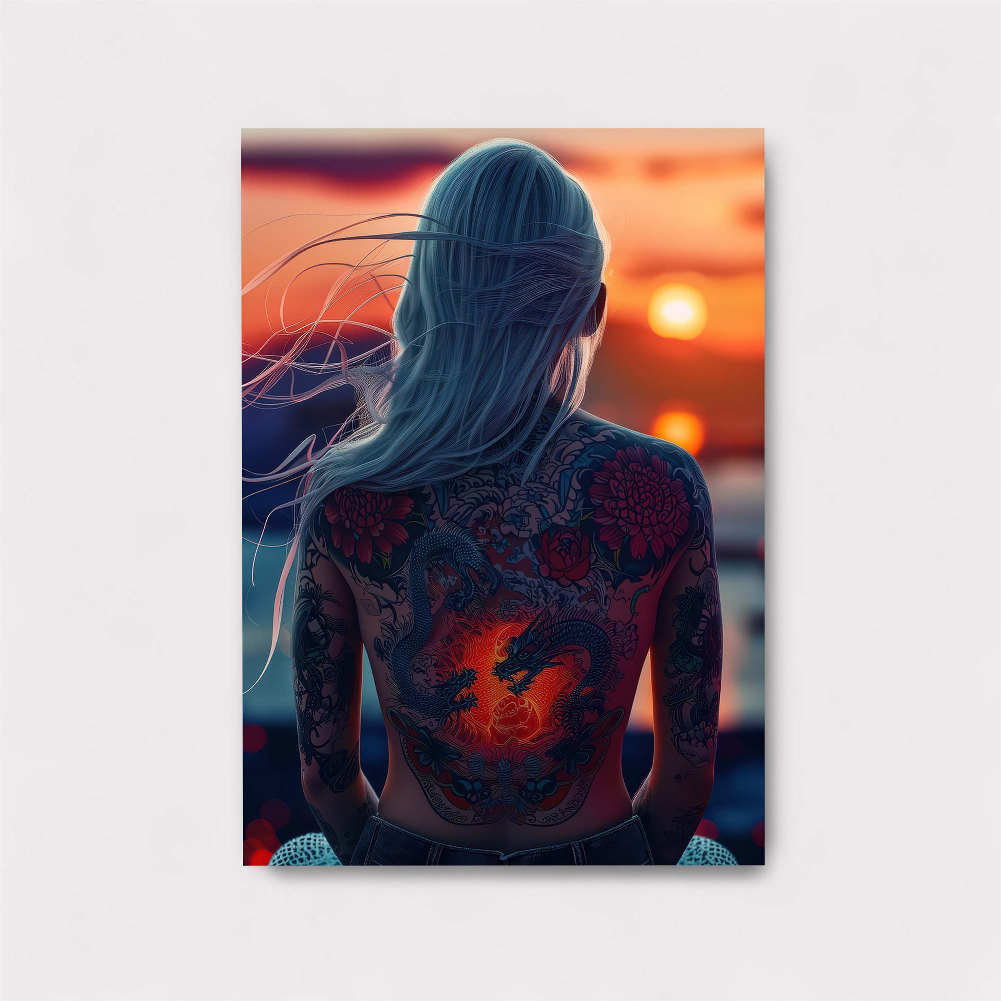 Sunset Serenity Safe Wall Magnetic / M